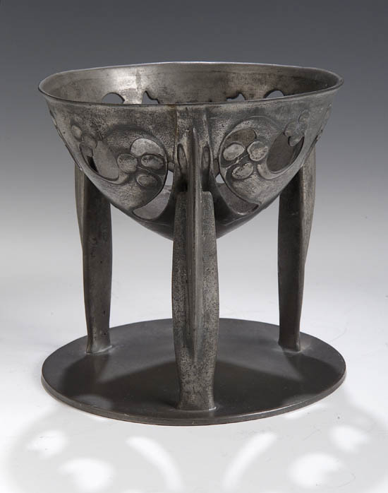 A Tudric bowl stand