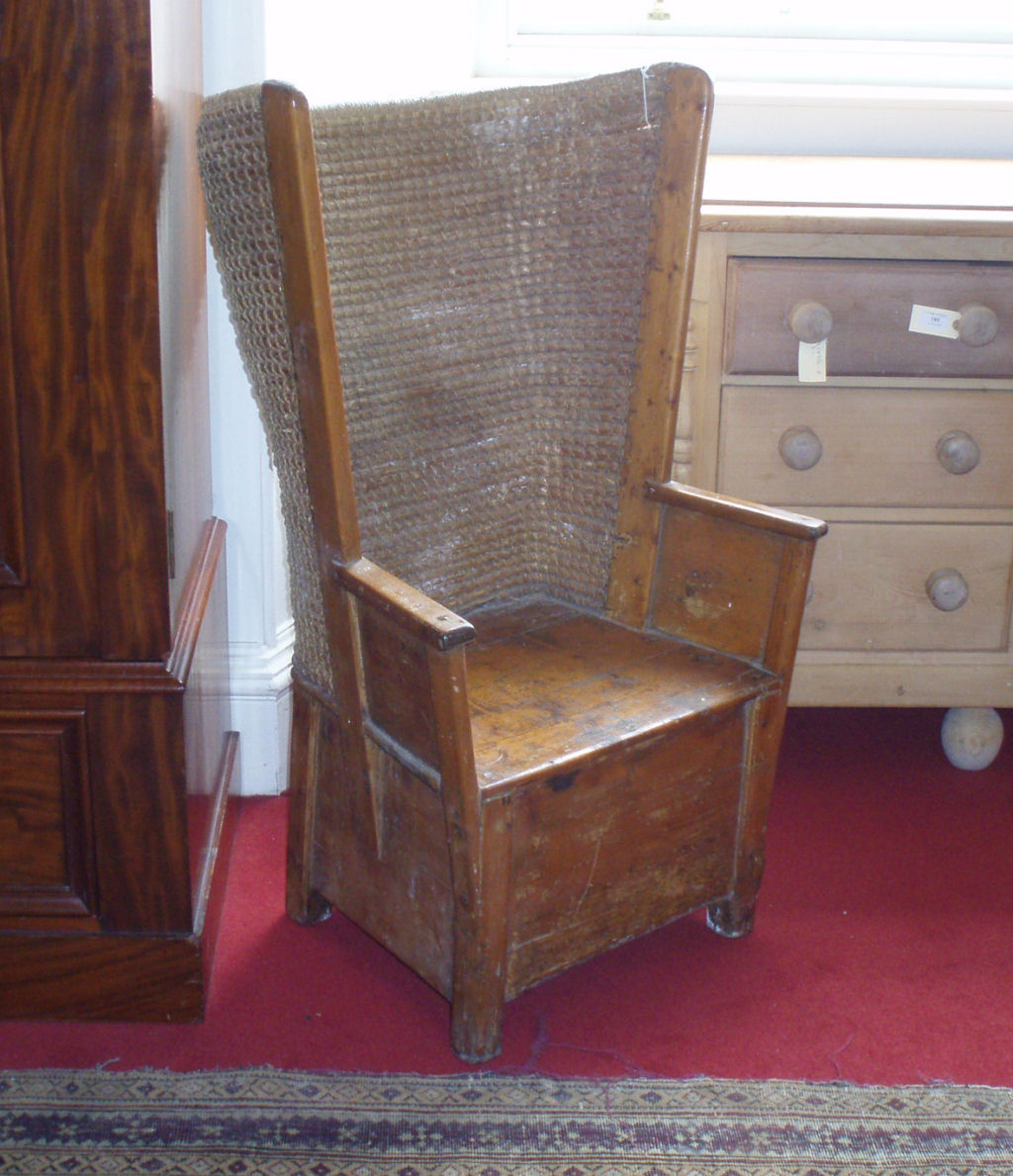 A pine Orkney chair