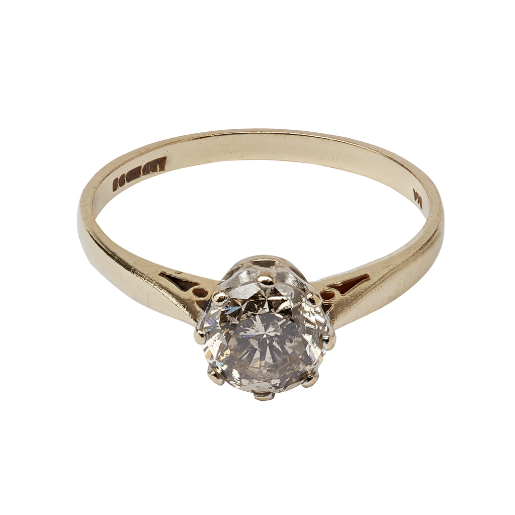 A single stone diamond ring
