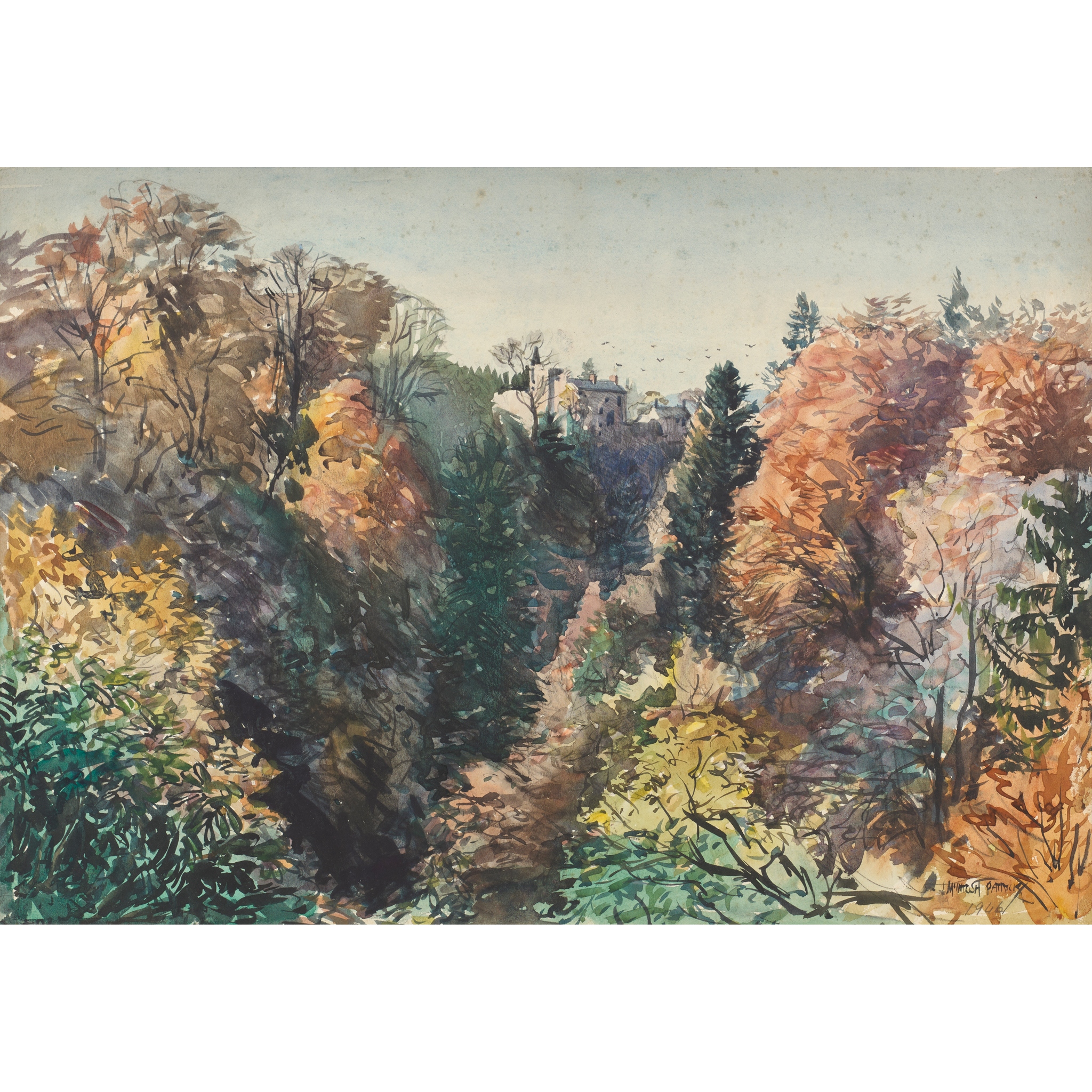 JAMES MCINTOSH PATRICK R.S.A., R.O.I., A.R.E., L.L.D. (SCOTTISH 1907-1998)