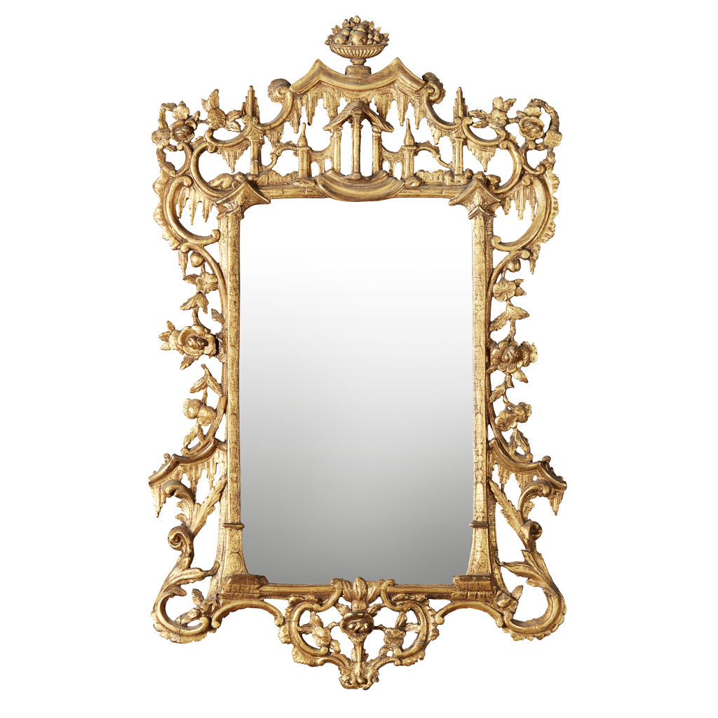 GEORGE III GILTWOOD MIRROR