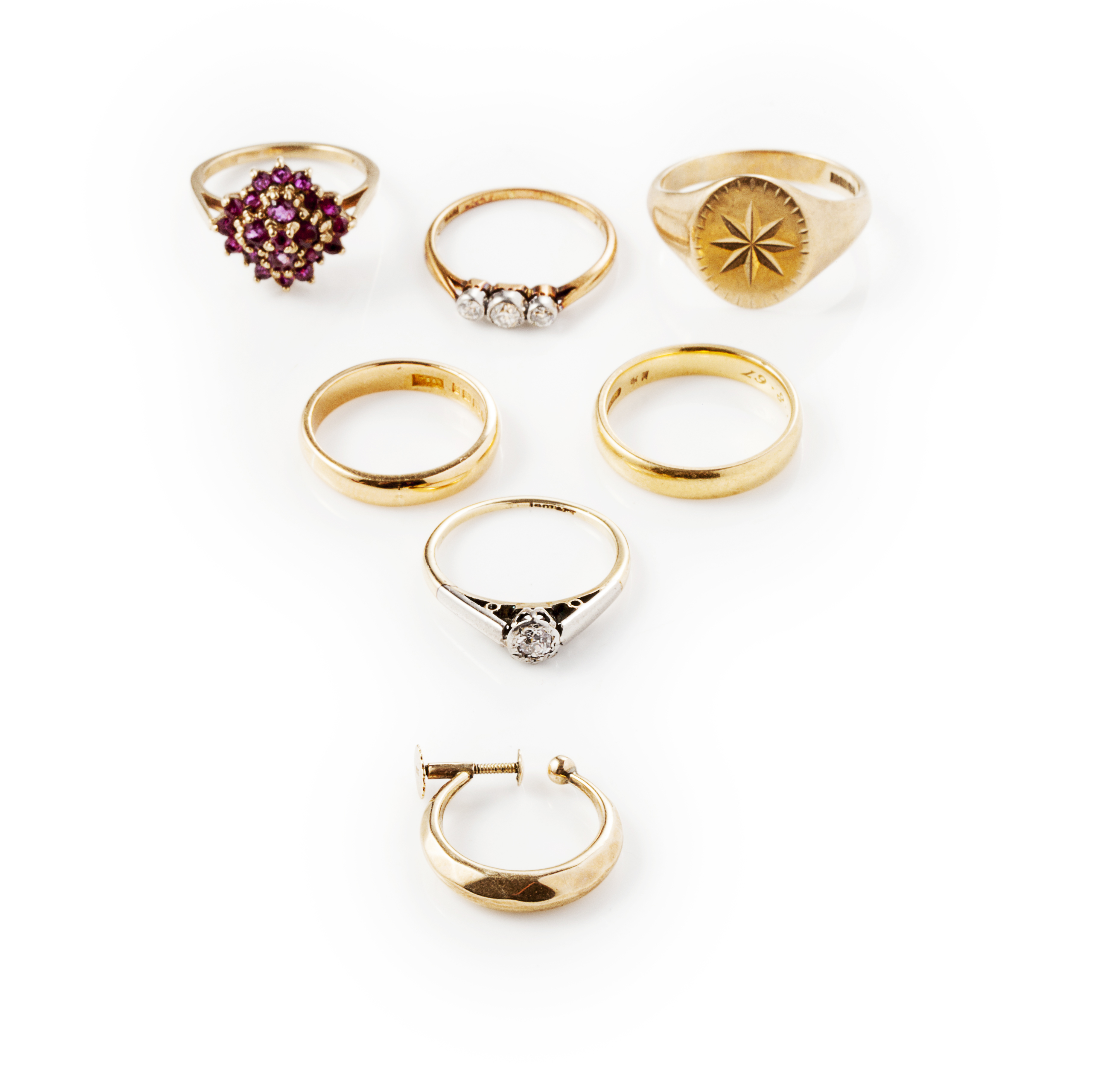 A collection of rings