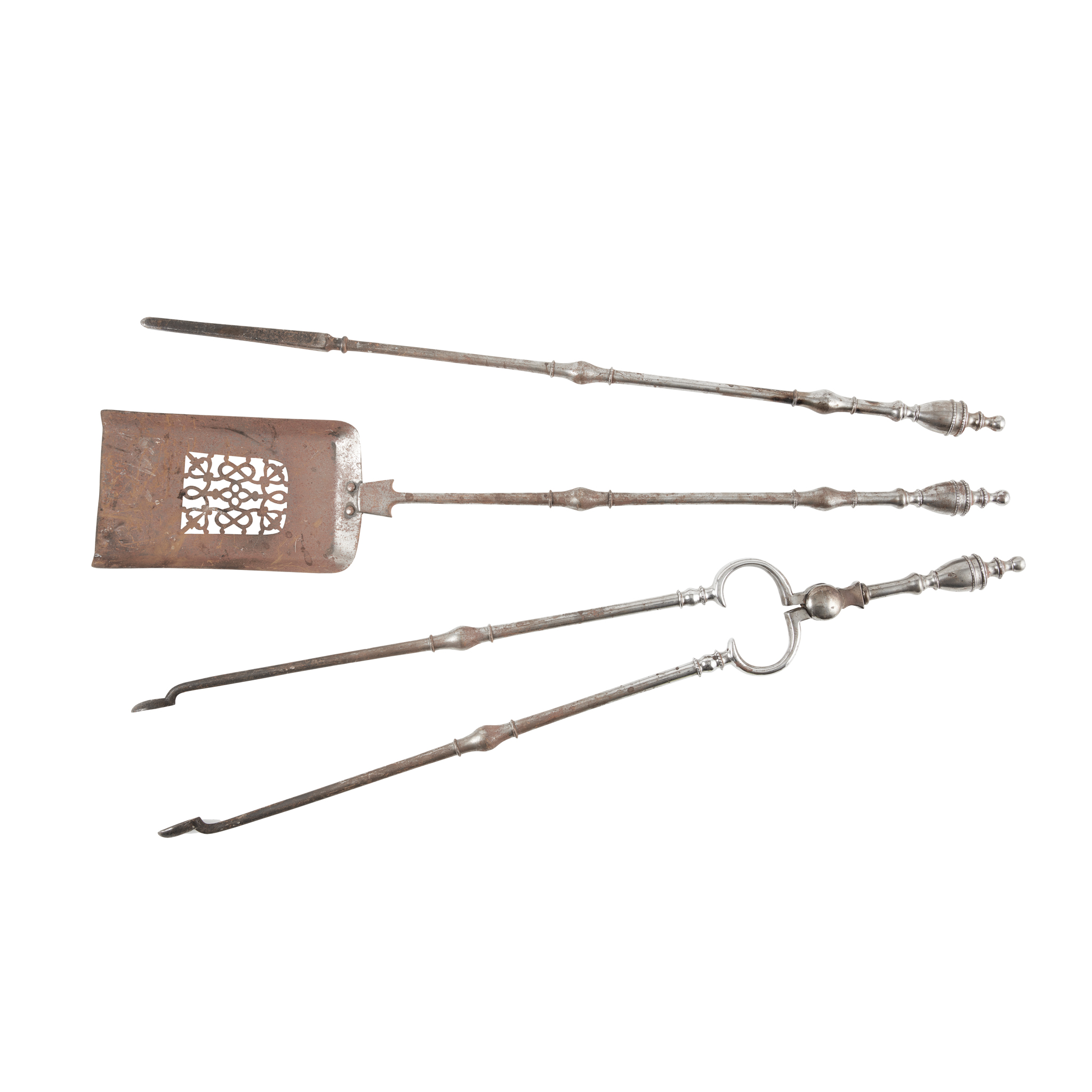 SET OF GEORGIAN STYLE FIRE IRONS