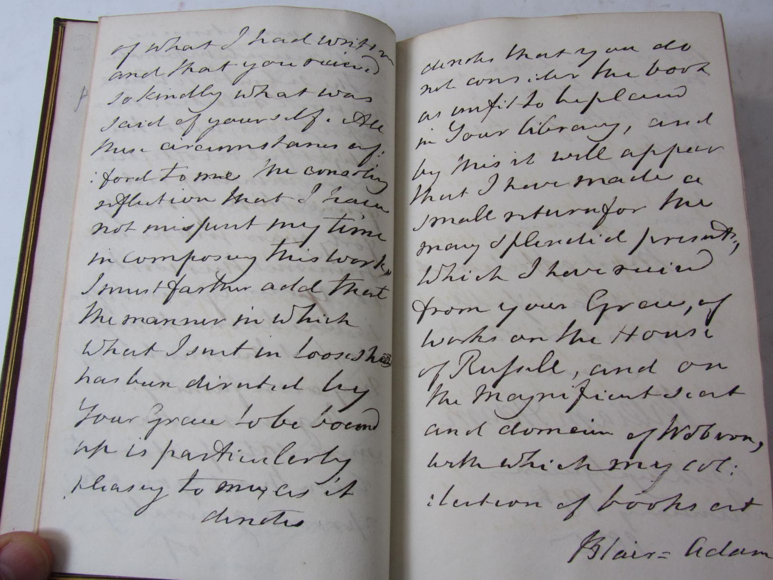 Blair-Adam - Adam, William, Rt. Hon.