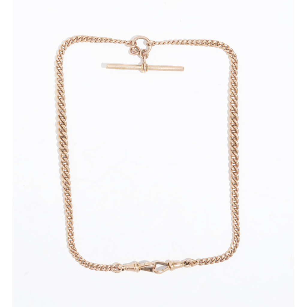 A gentleman's 9ct gold Albert