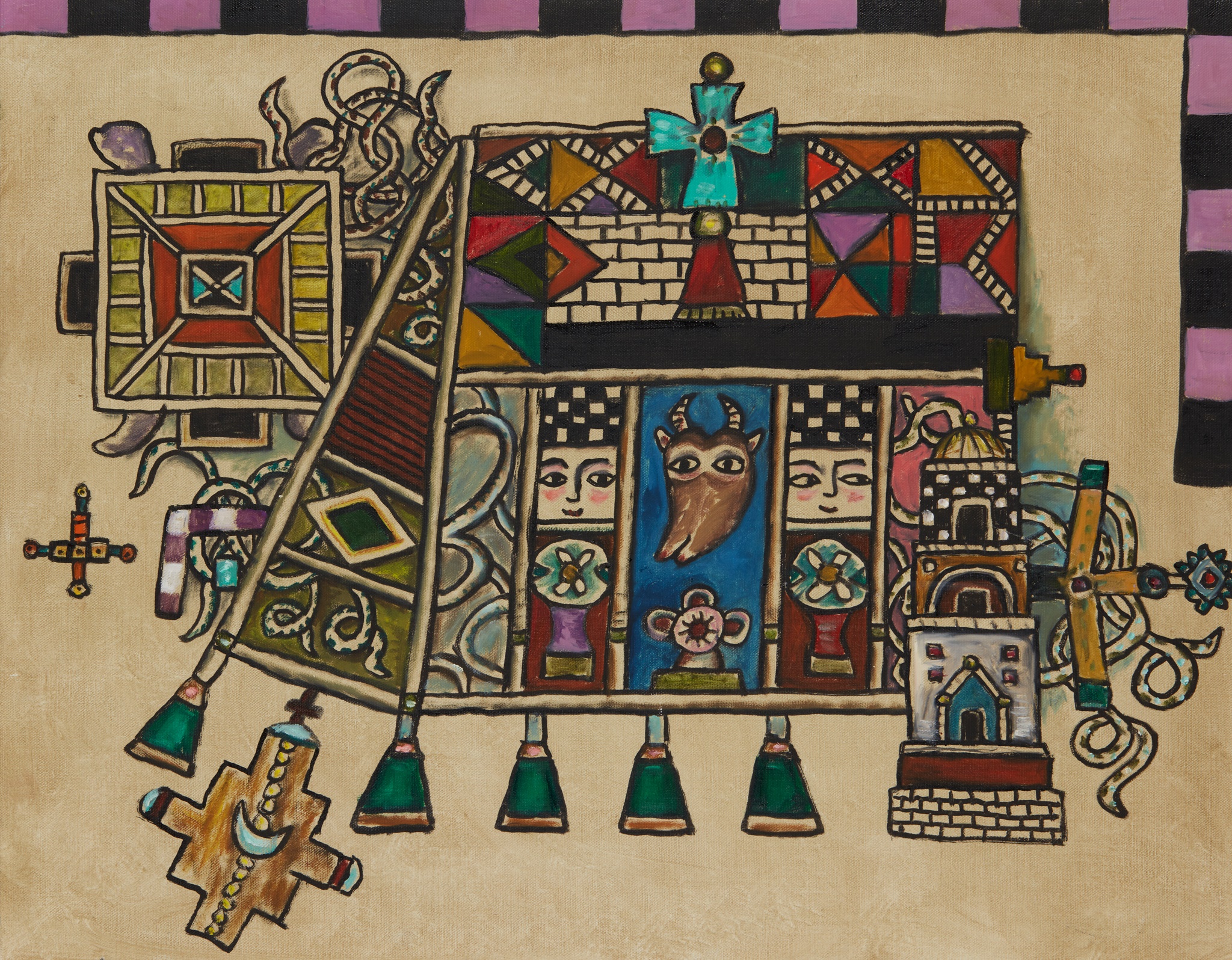 ALAN DAVIE C.B.E., R.A., H.R.S.A. (SCOTTISH 1920-2014)