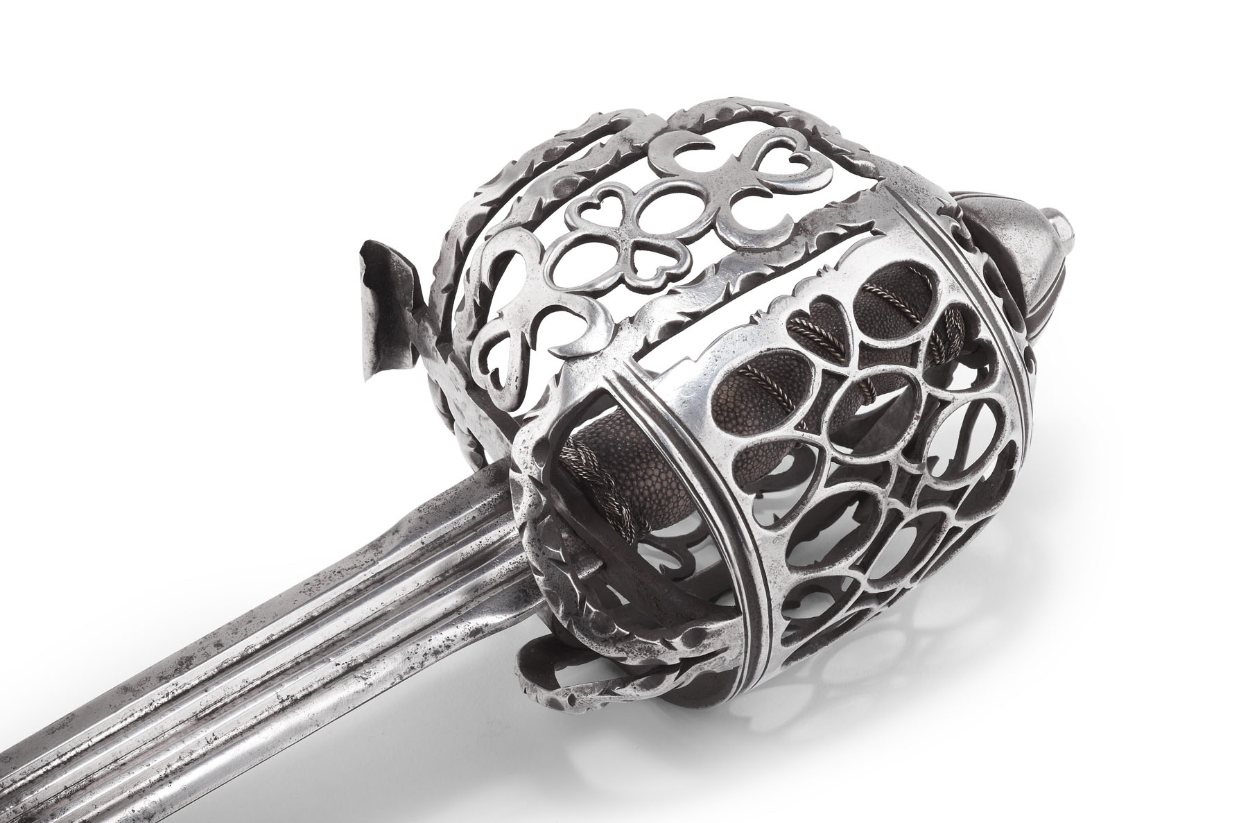 A mid 18th century style Stirling basket hilted sword - XXXXXX NOTE: 18th century style
