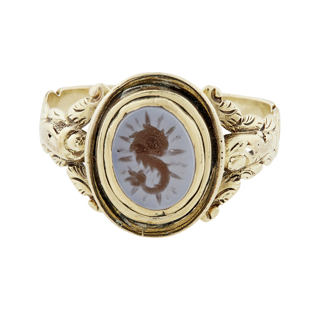 AN IMPORTANT JACOBITE SOCIETY OF SEA SERGEANTS' RING