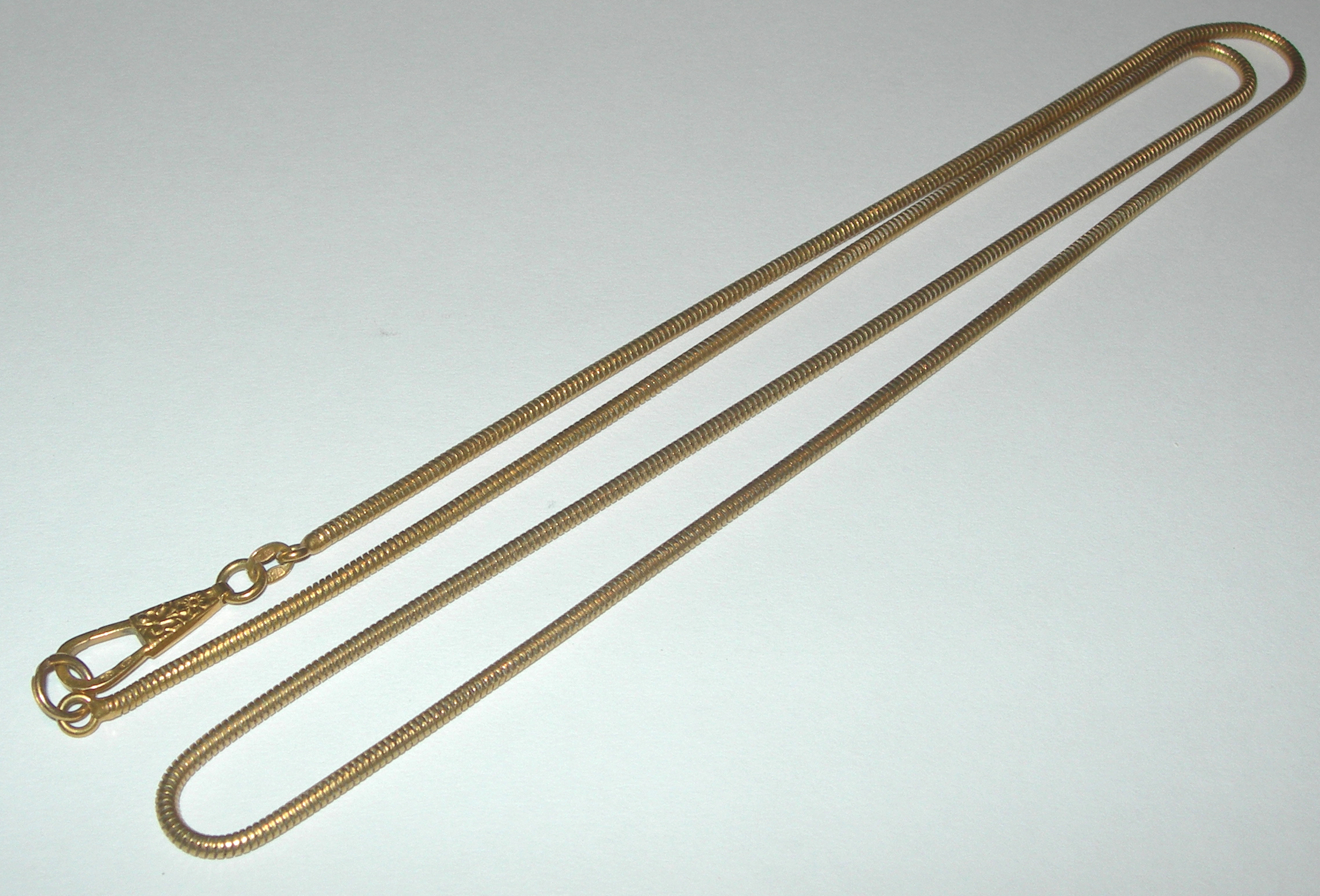 A Continental gold necklace,