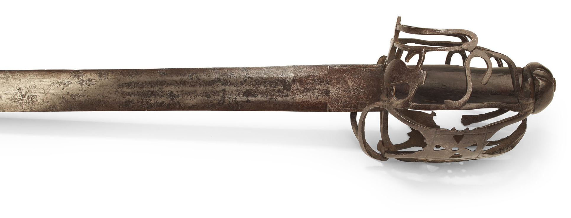 SCOTTISH BASKET HILTED BROAD SWORD