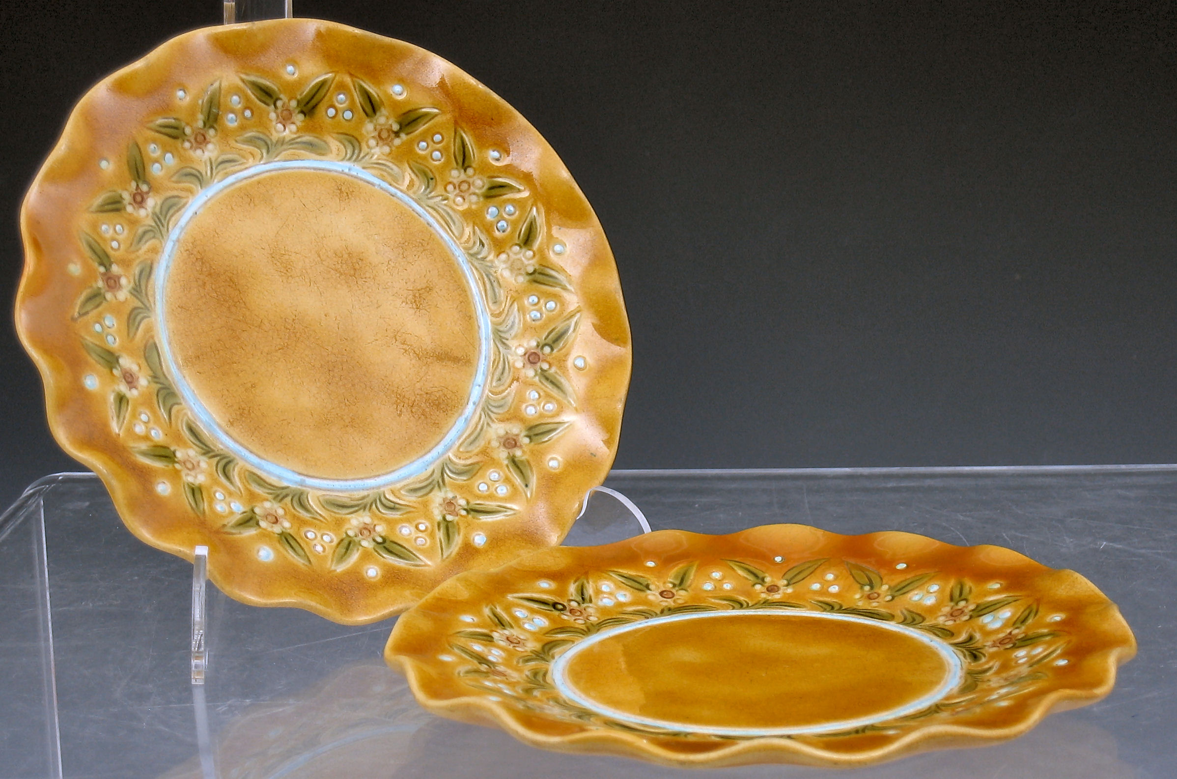 Christopher Dresser (1834-1904) A pair of Linthorpe vases,