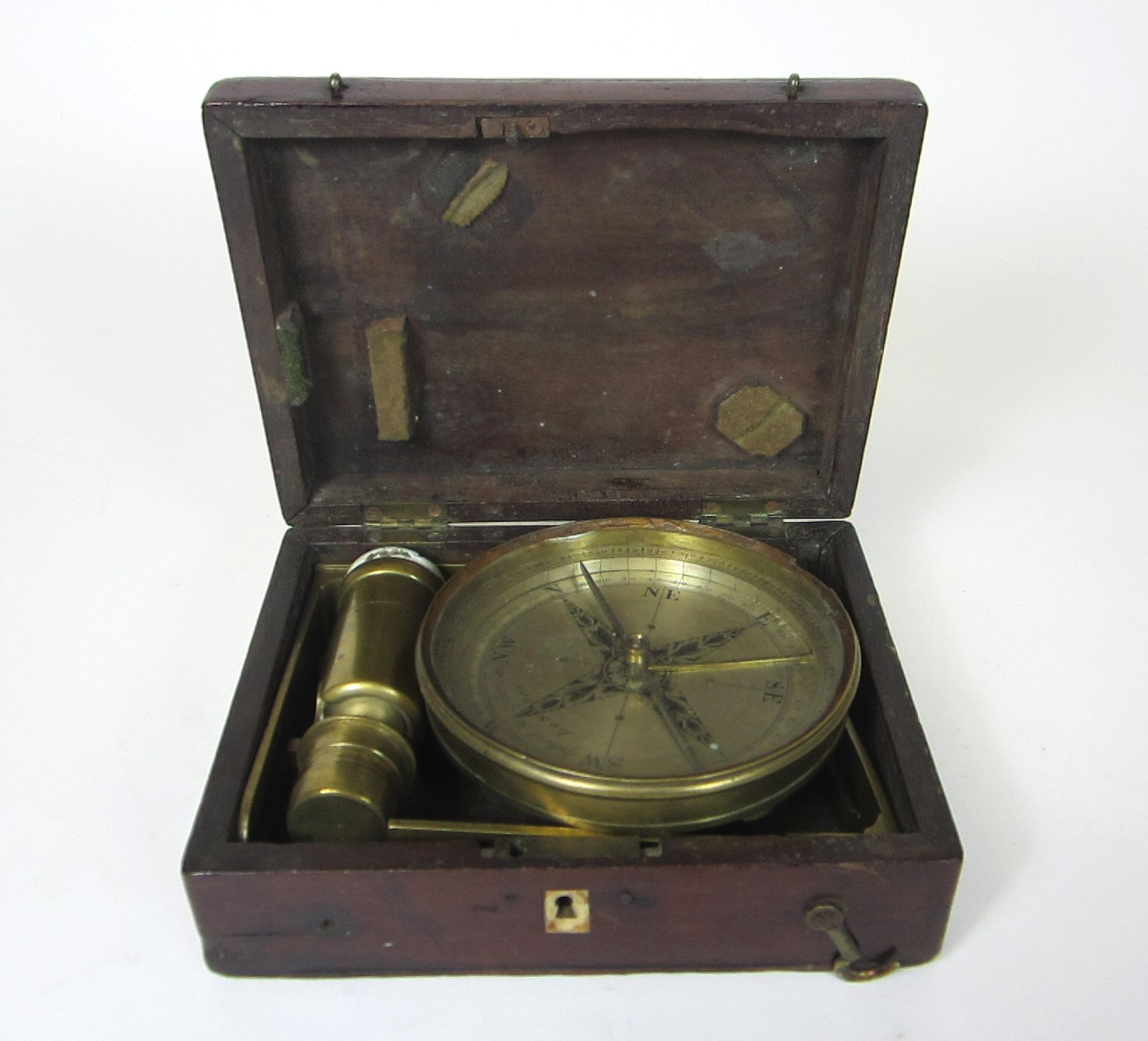 GEORGE III CASED COMPASS