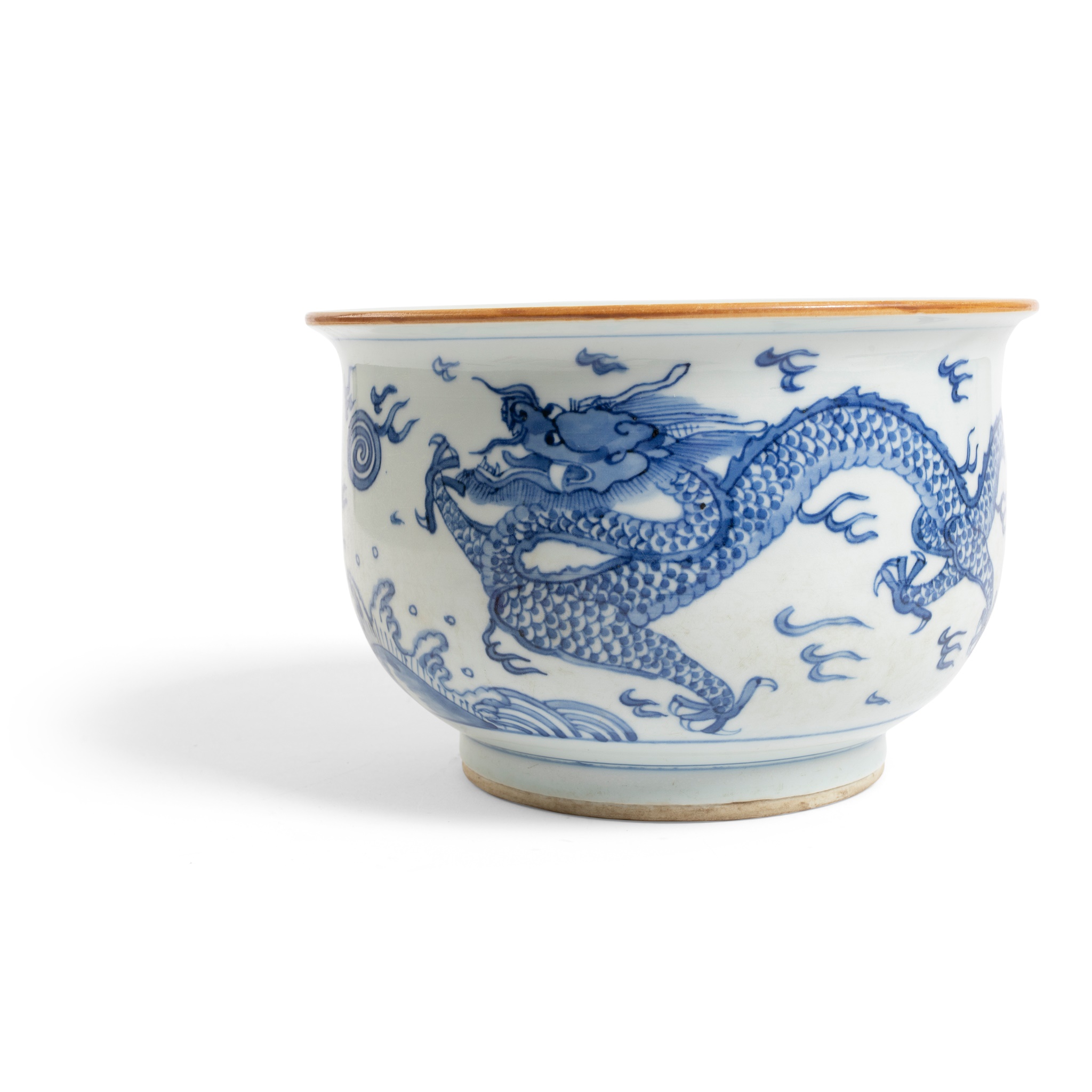 BLUE AND WHITE 'DRAGON' CENSER