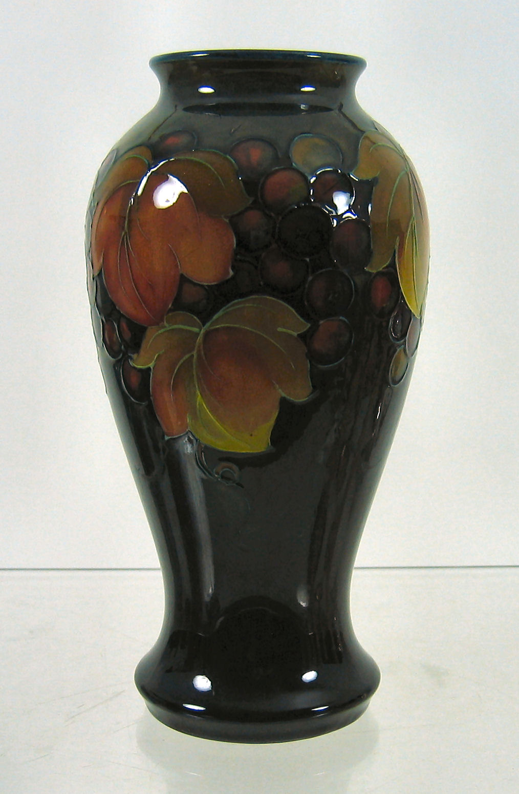 A Moorcroft baluster vase,