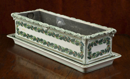 A late 19th century Copeland china trough and stand