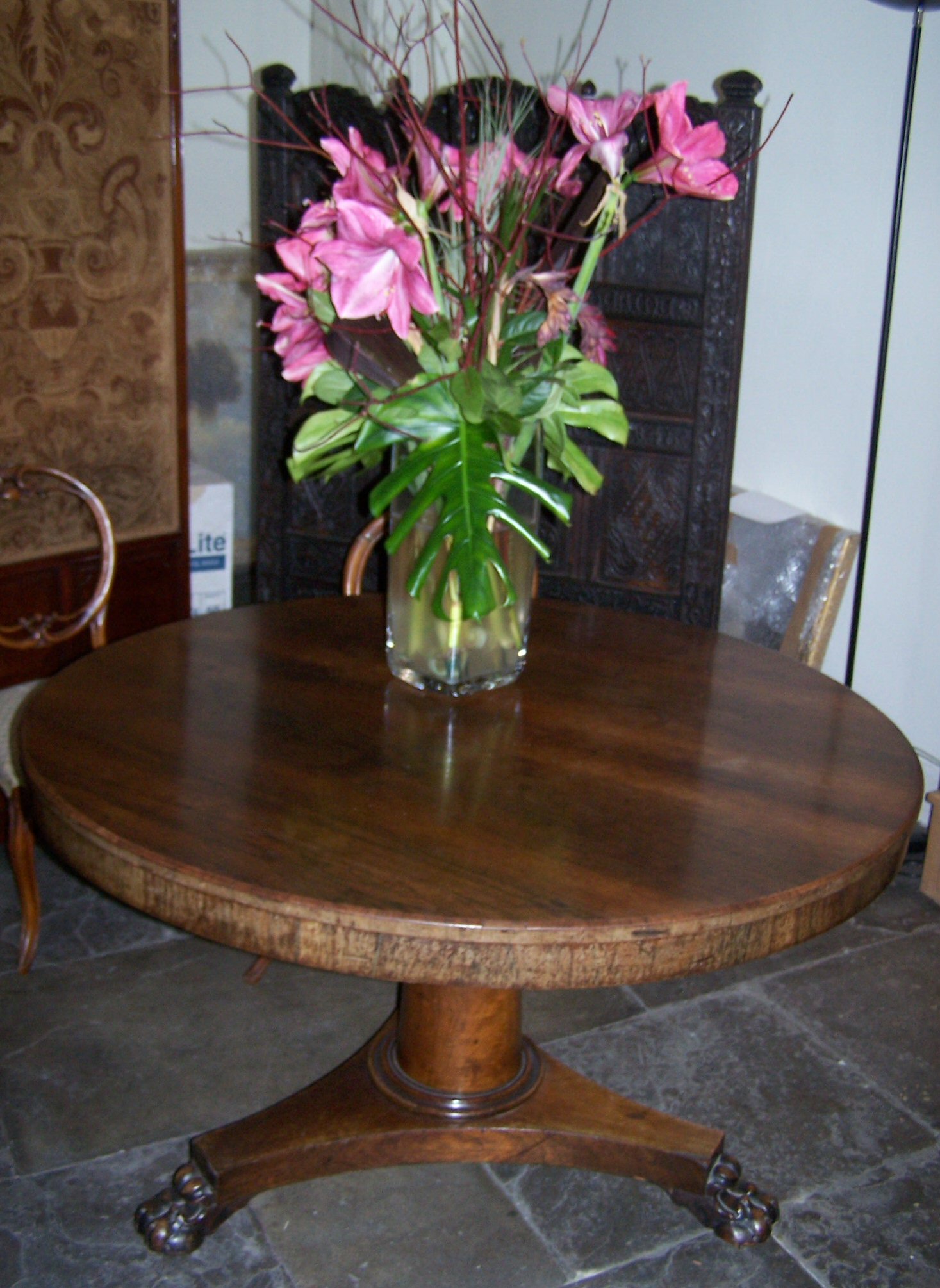 A George IV rosewood breakfast table