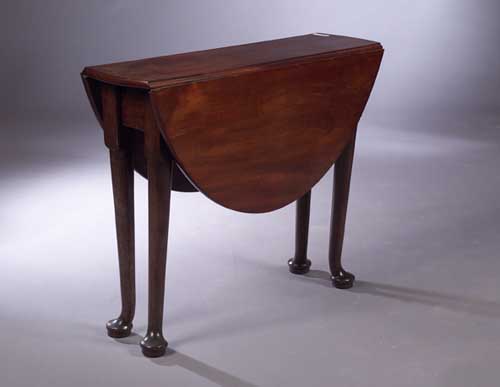 A George II mahogany gate leg table