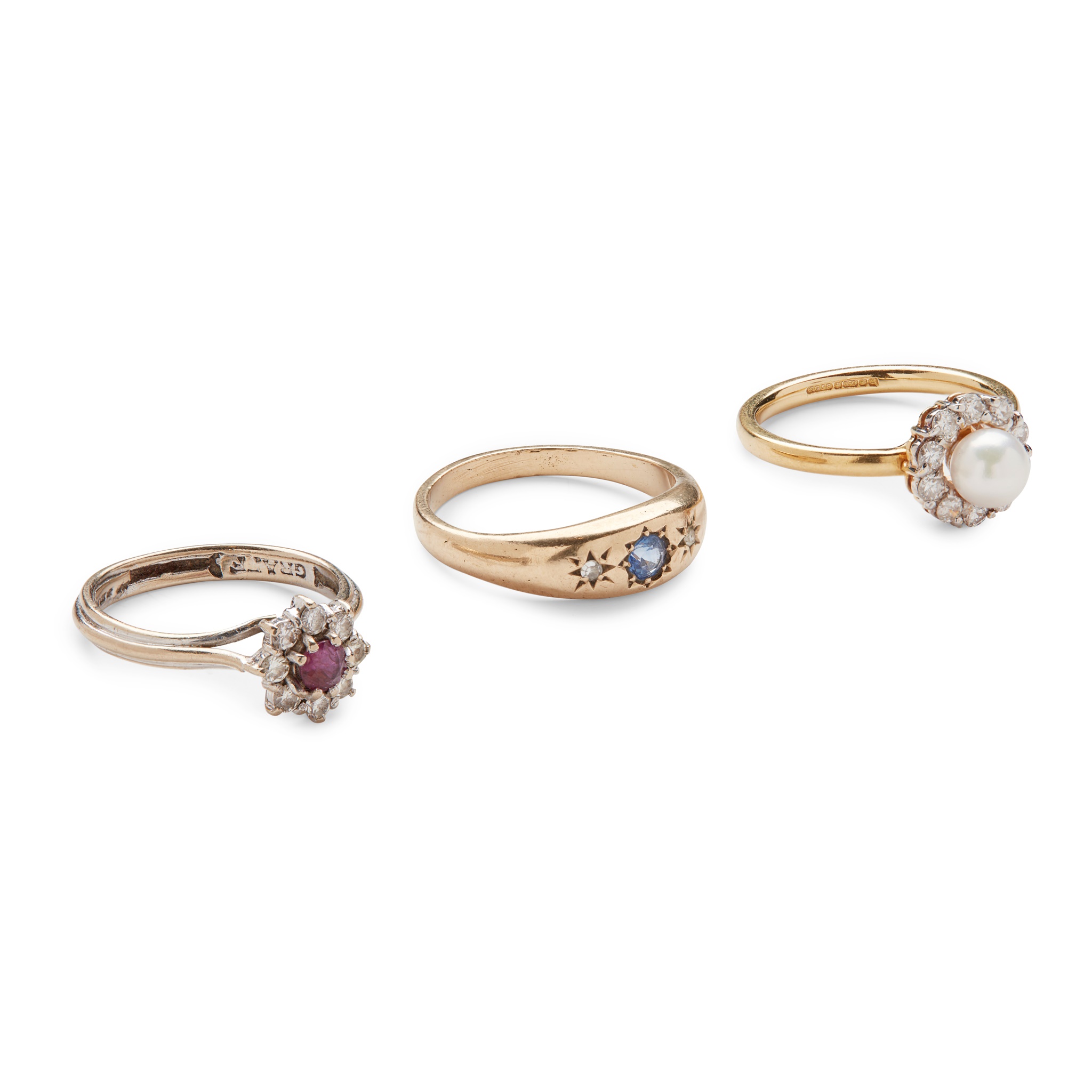 Graff: A ruby and diamond cluster ring