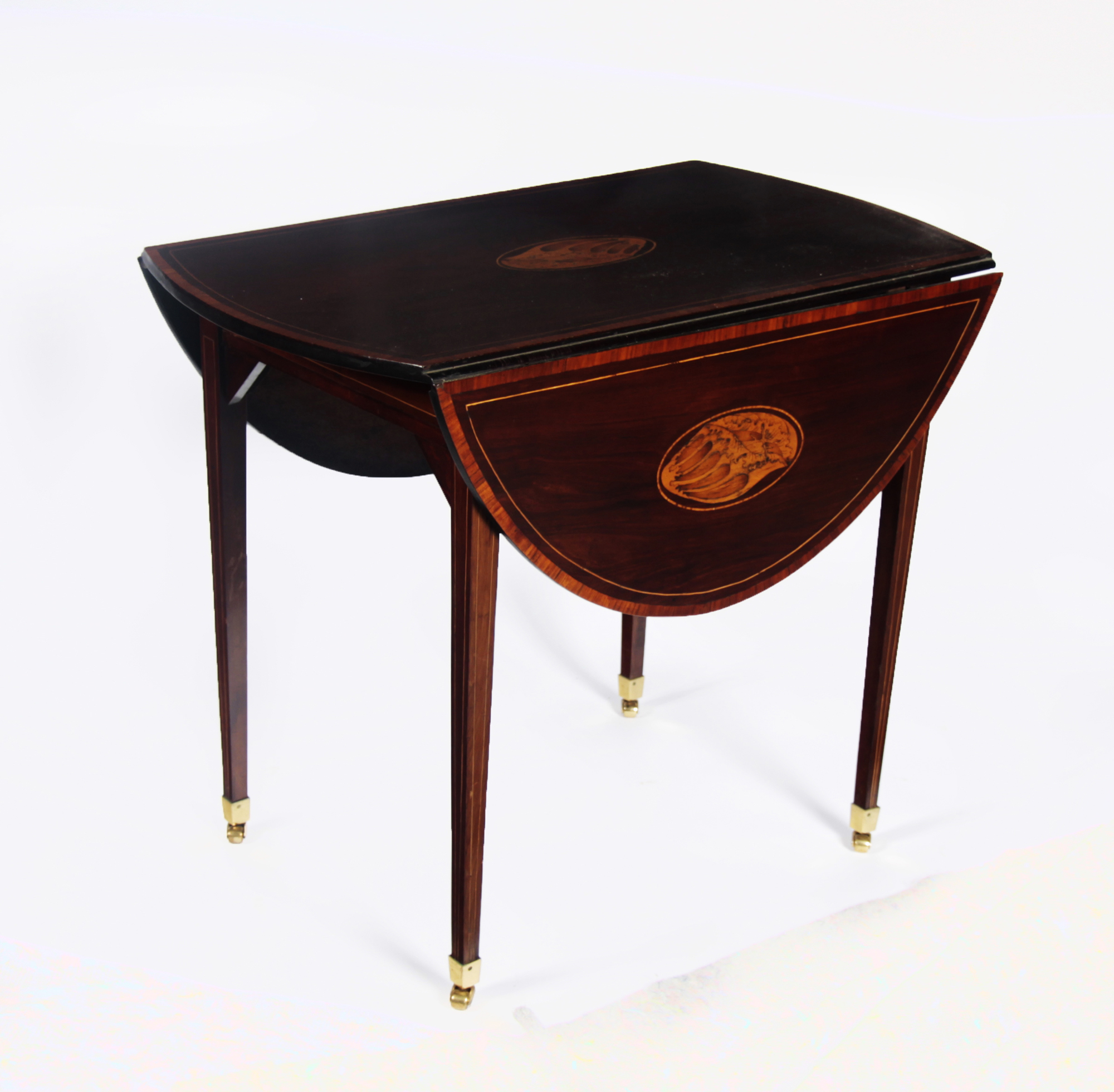 GEORGIAN STYLE MAHOGANY PEMBROKE TABLE