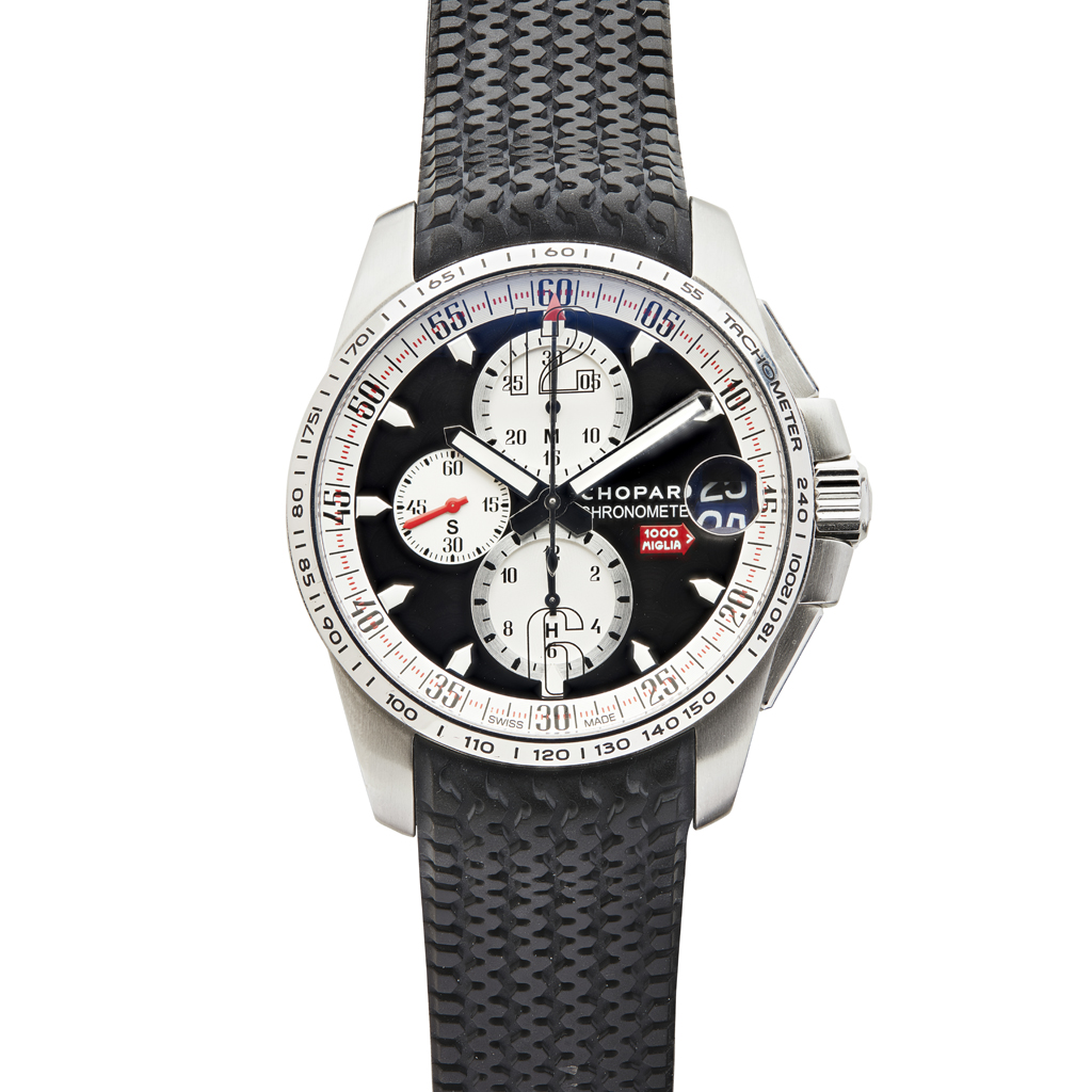 CHOPARD - A gentleman's stainless steel cased chronograph