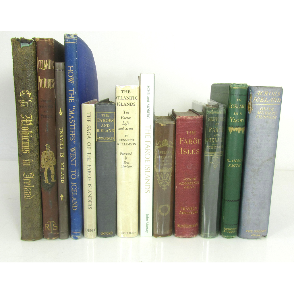 Iceland and the Faroe Islands, 12 volumes including
