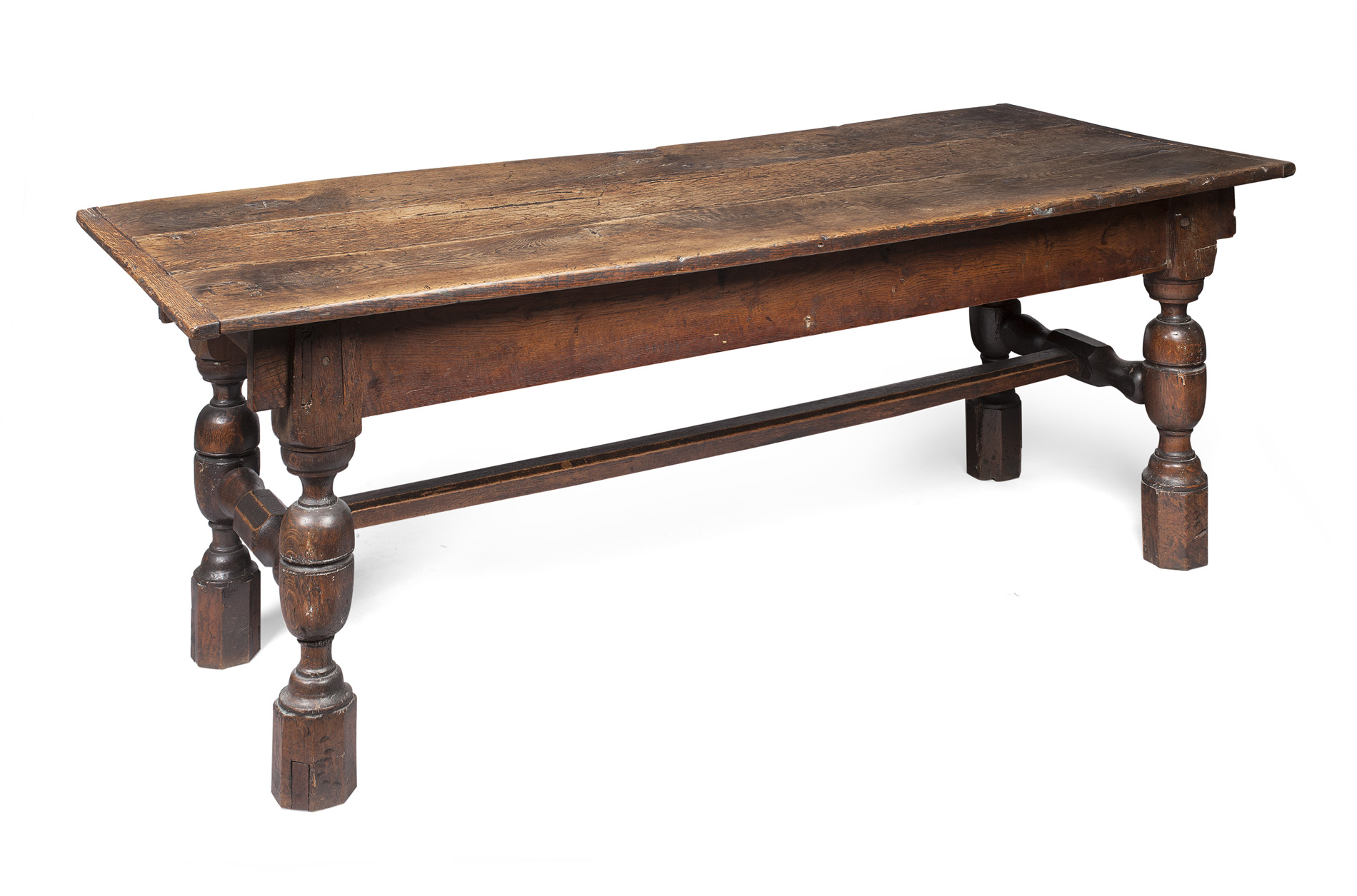 CHARLES II OAK REFECTORY TABLE
