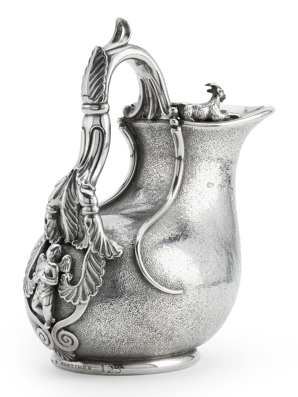A William IV silver ewer