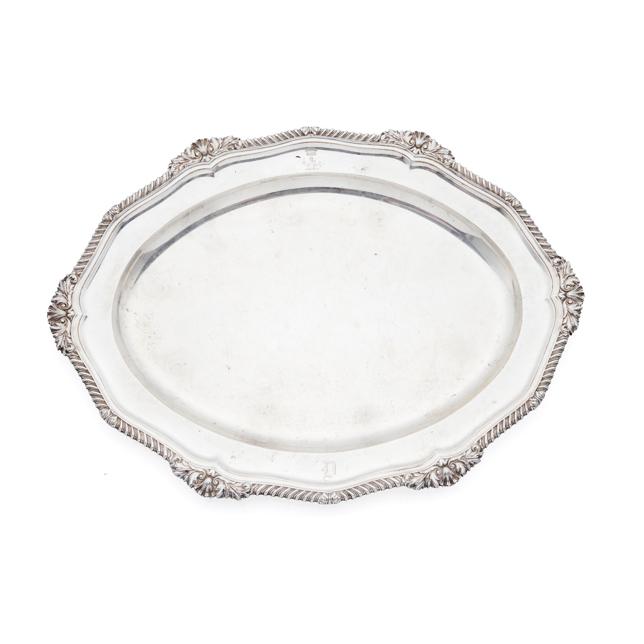 A large George IV meat platter