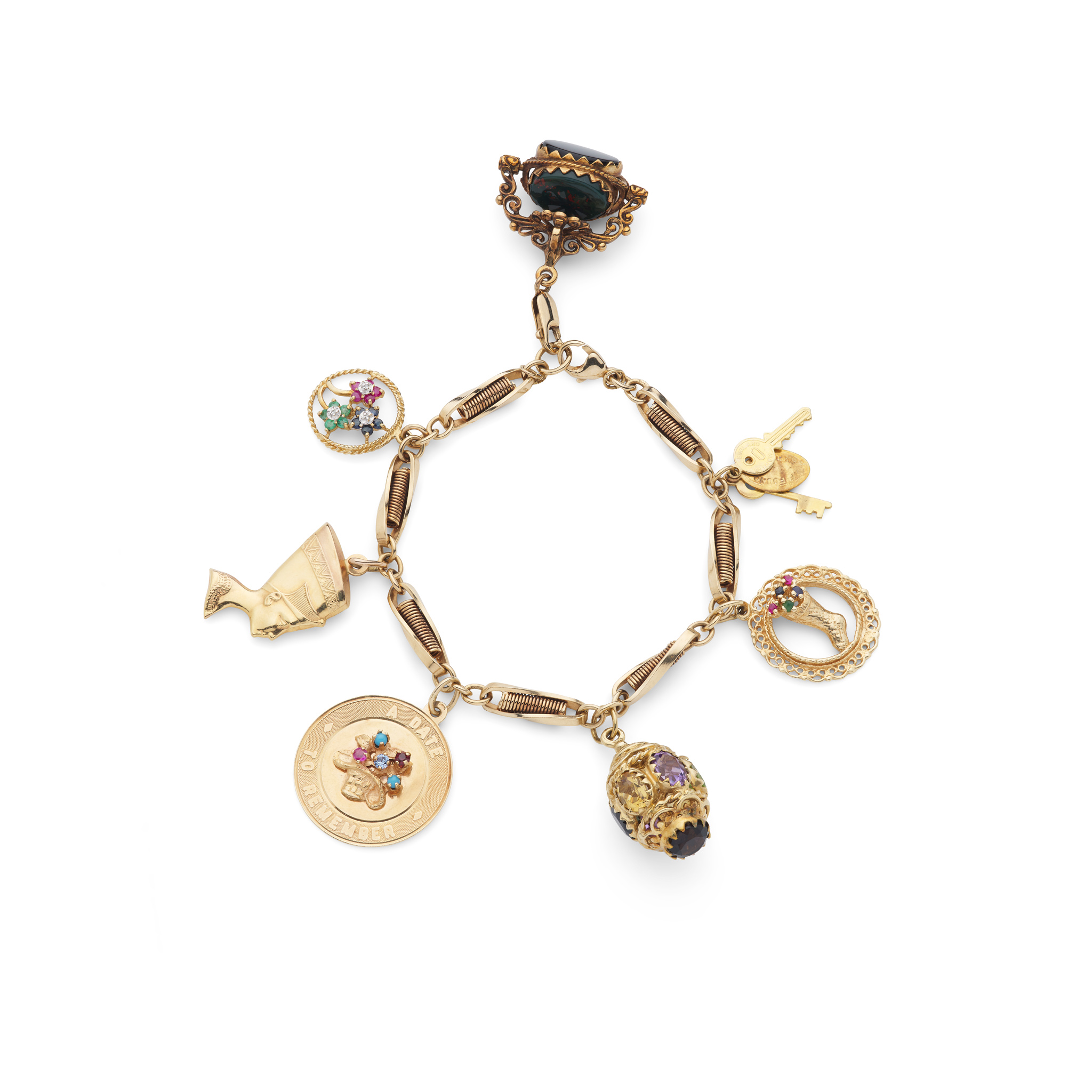 A charm bracelet