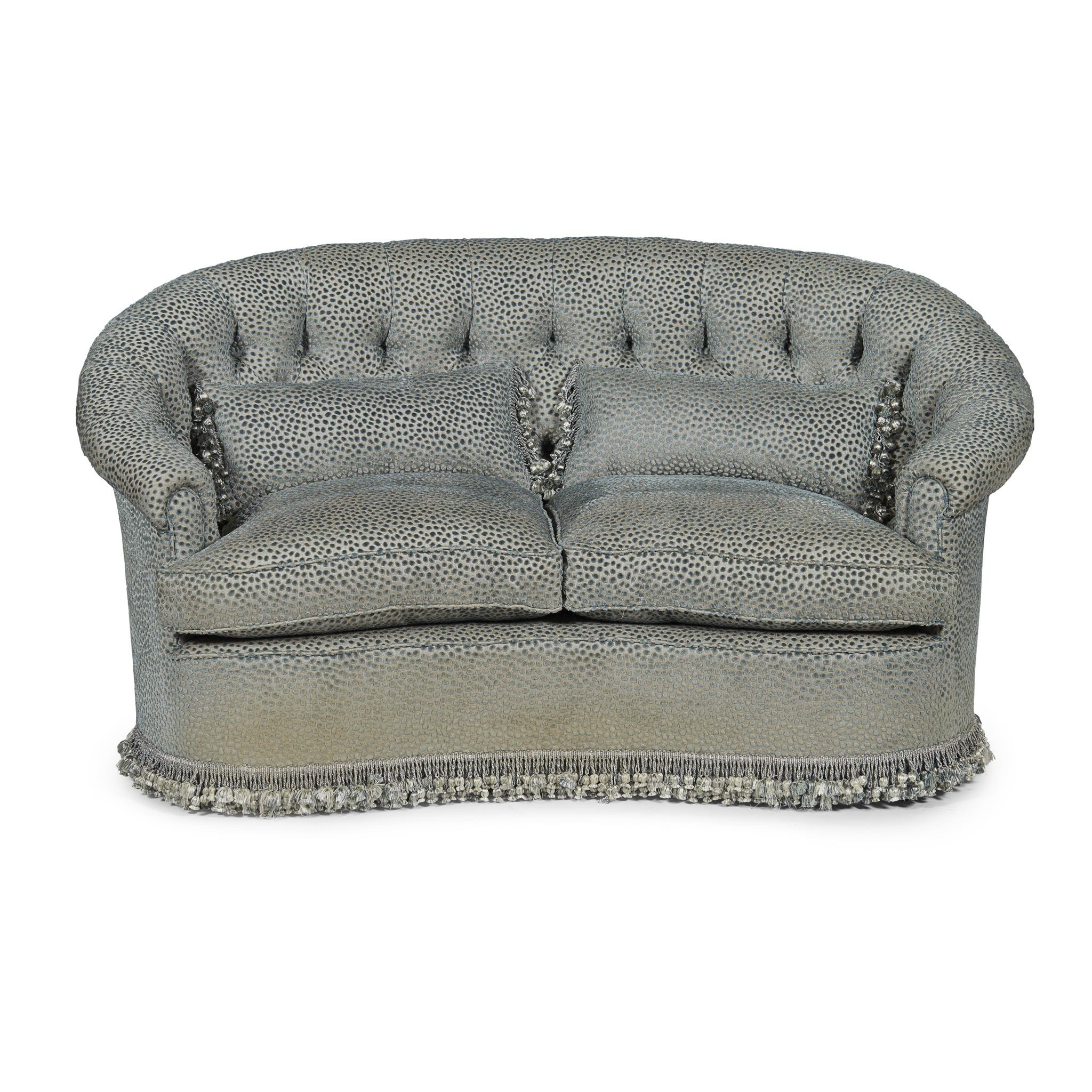 TWO SEAT TUB SOFA, BY MAPLE AND CO.