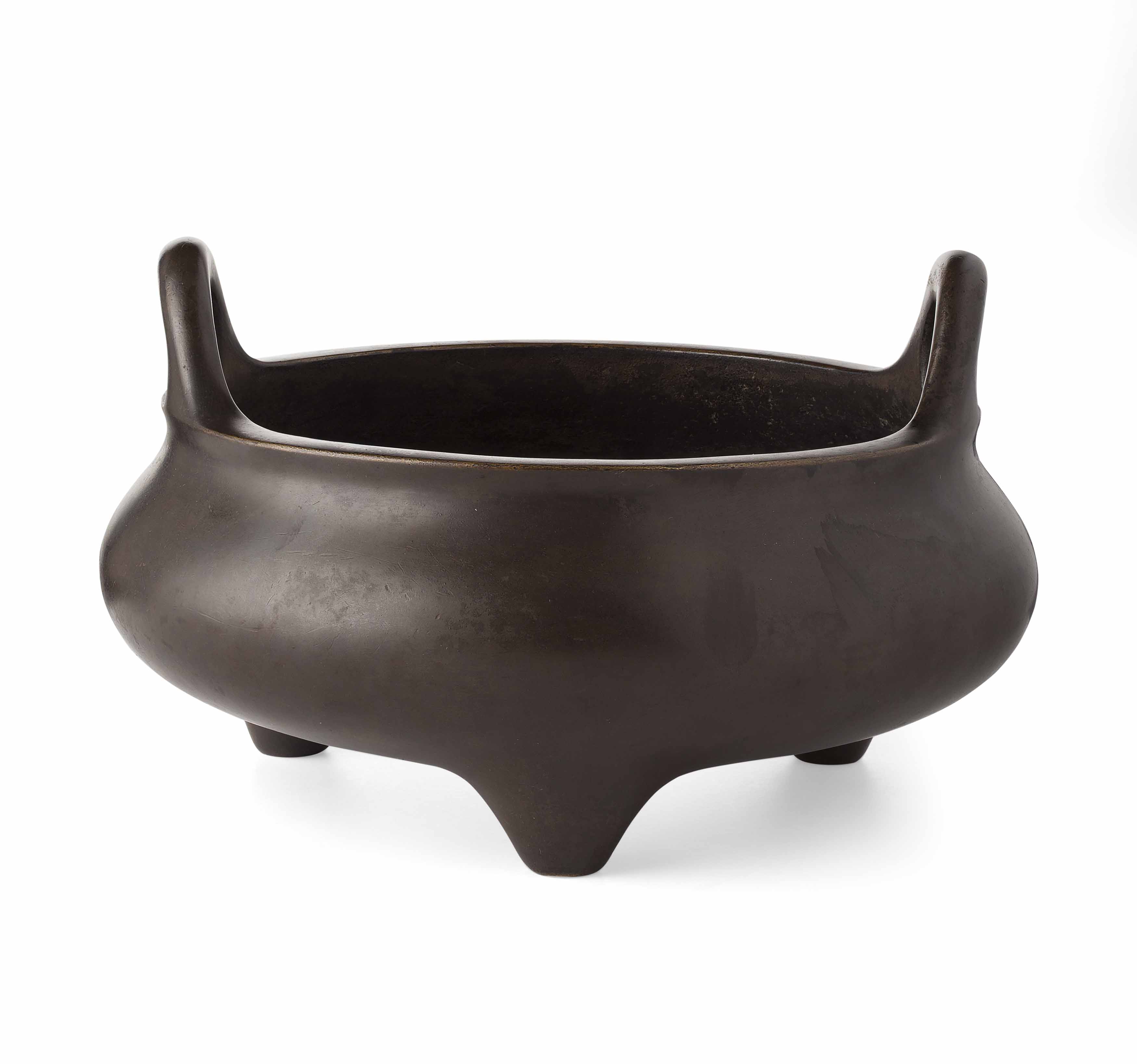 BRONZE TRIPOD INCENSE BURNER