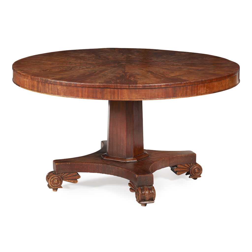 GEORGE IV MAHOGANY BREAKFAST TABLE
