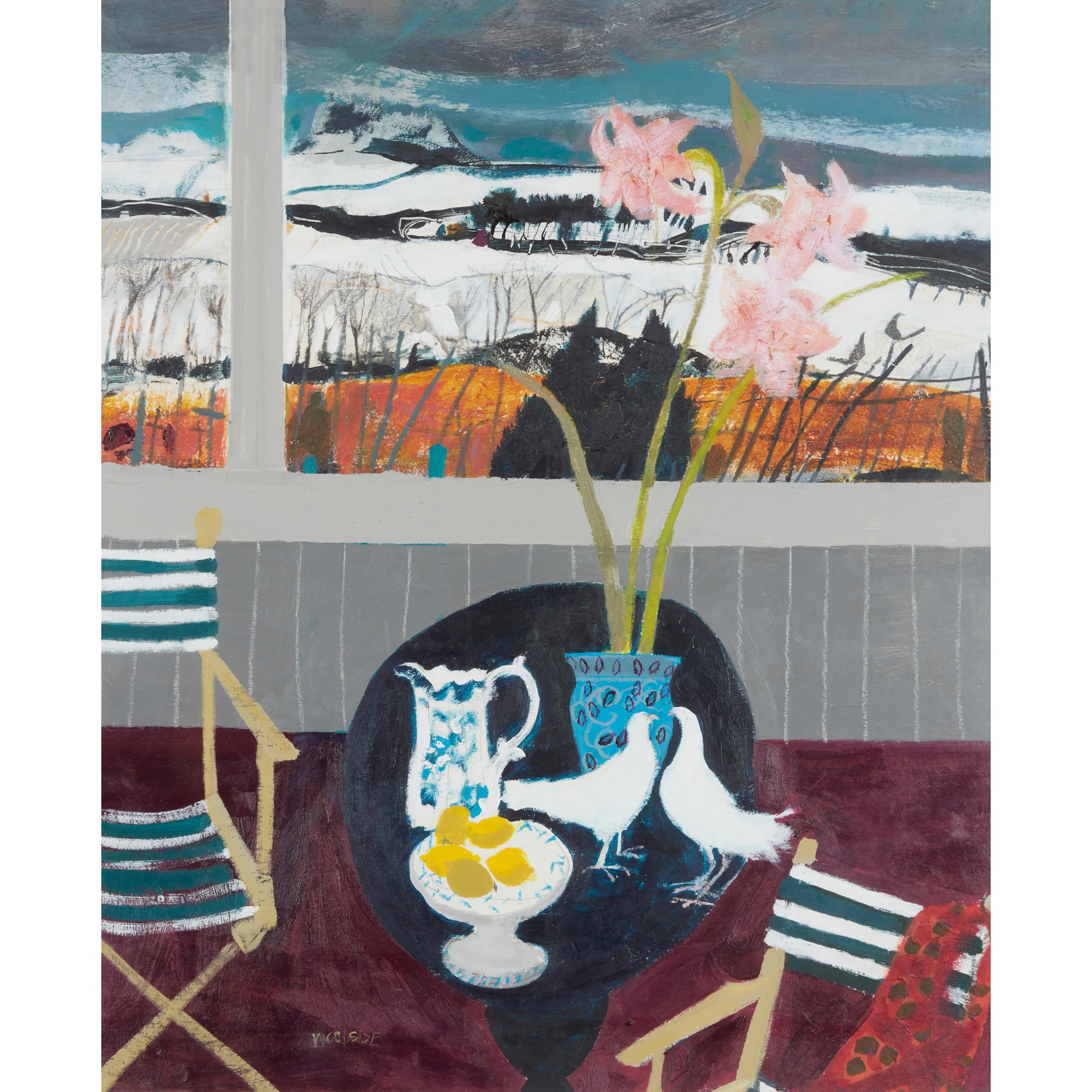 CHRISTINE WOODSIDE R.S.W., R.G.I. (SCOTTISH 1946-)