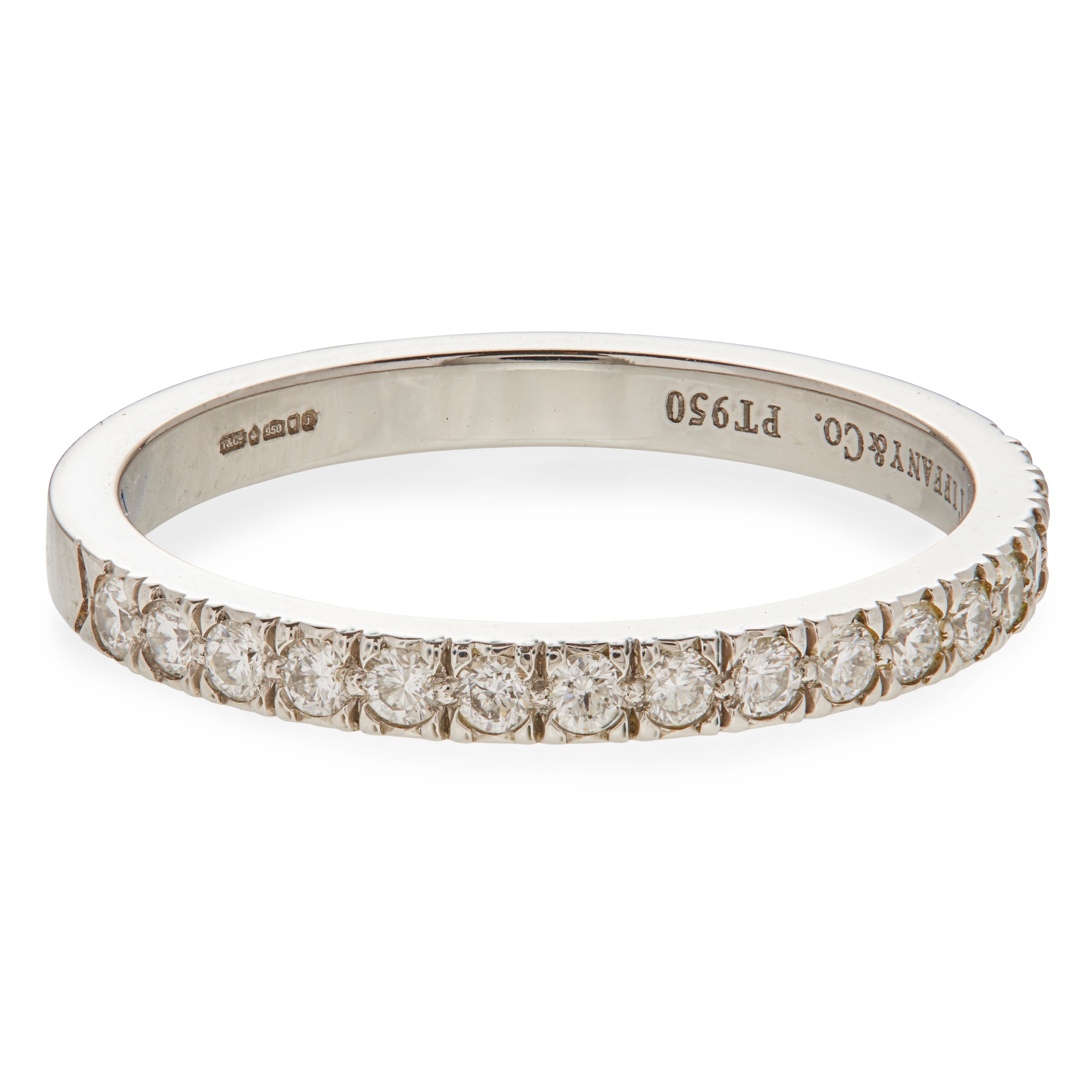 A diamond set half eternity ring, Tiffany & Co