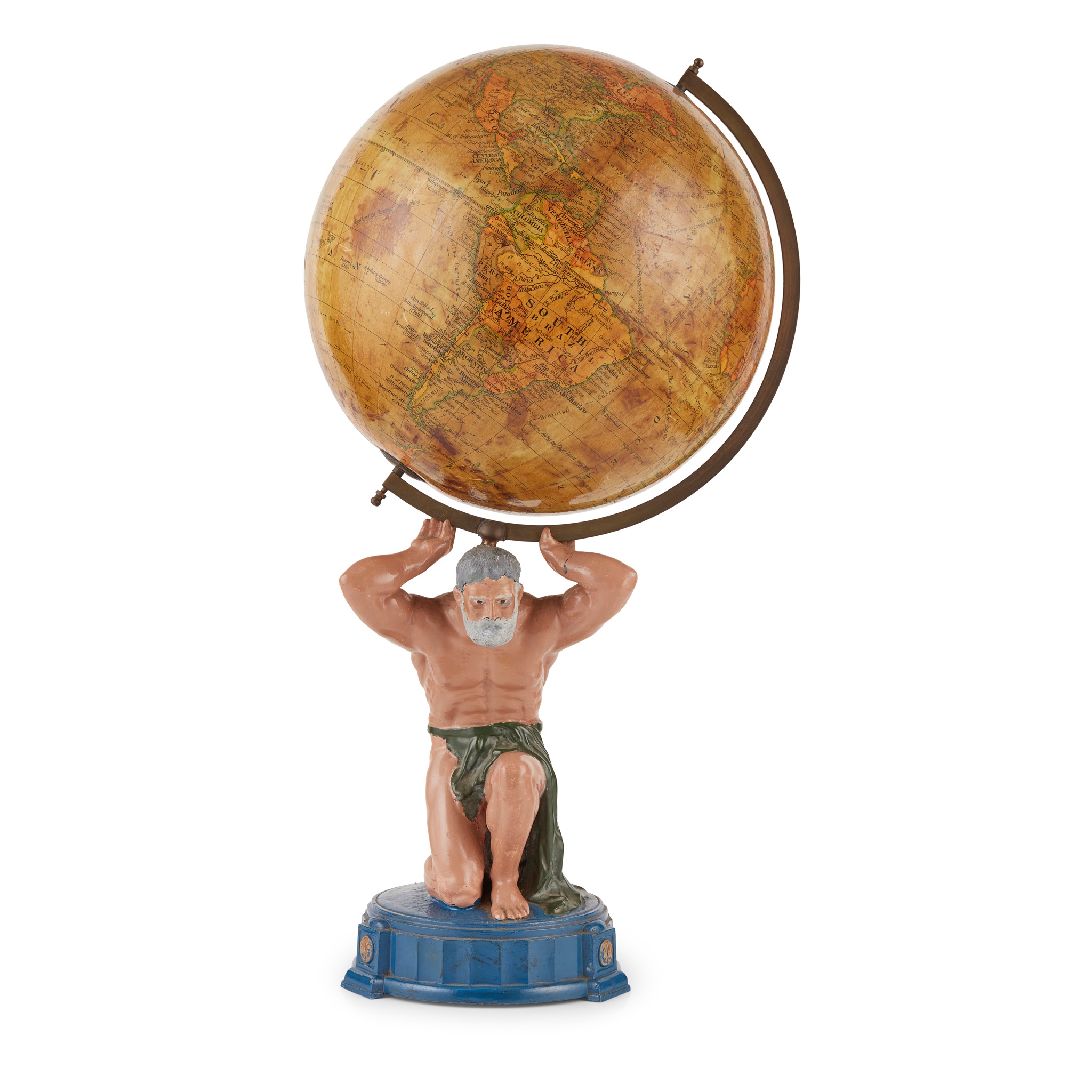 'GEOGRAPHIA' TERRESTRIAL TABLE GLOBE AND STAND