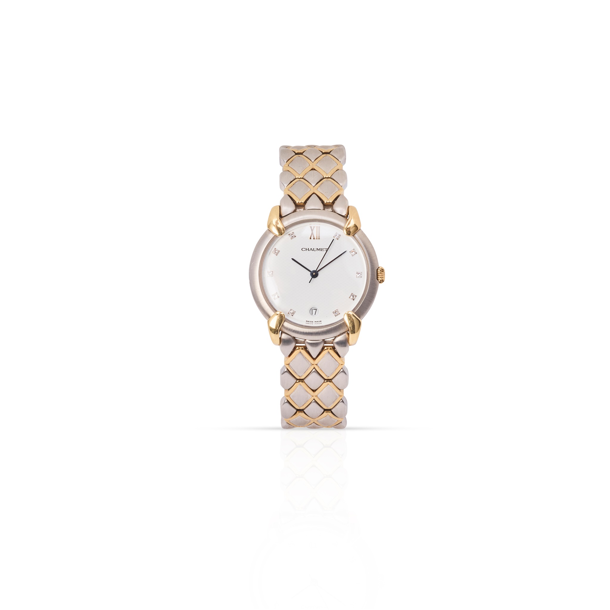 Chaumet: a diamond set wristwatch