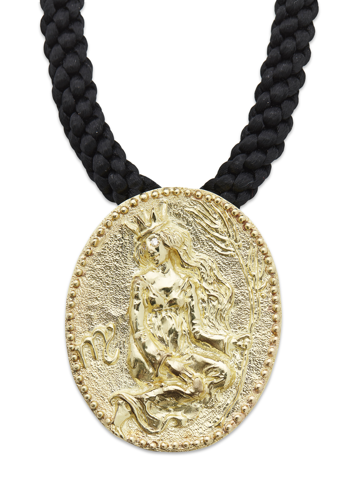 BORIS LE BEAU - A diamond set necklace