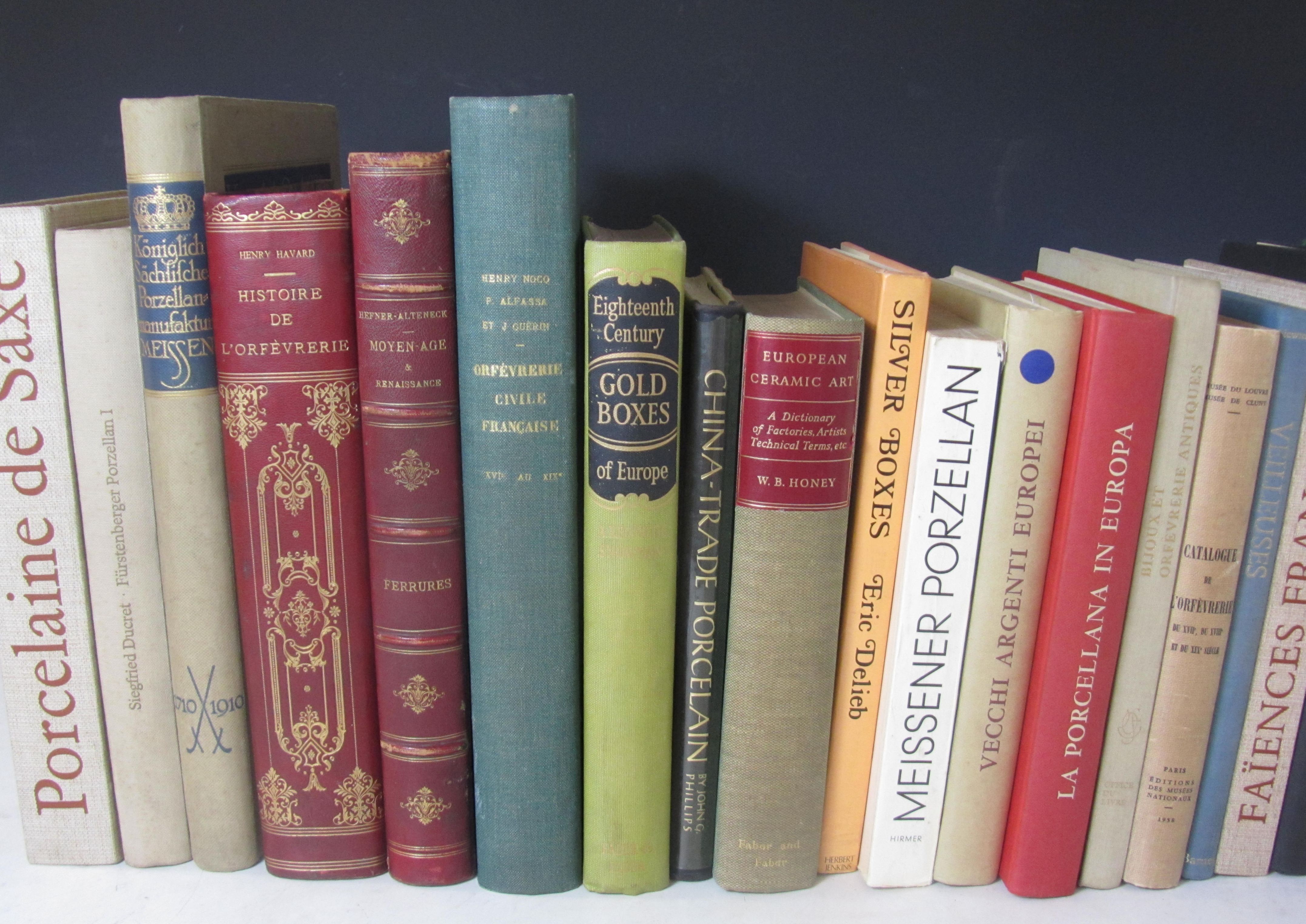 Porcelain, silver, metalwork, etc., a quantity, including