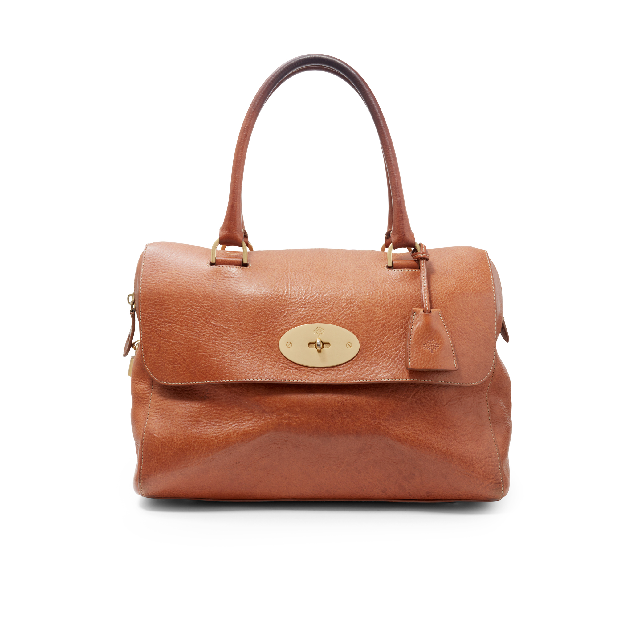 Mulberry: An Oak Natural Tanned Leather Del Rey Bag
