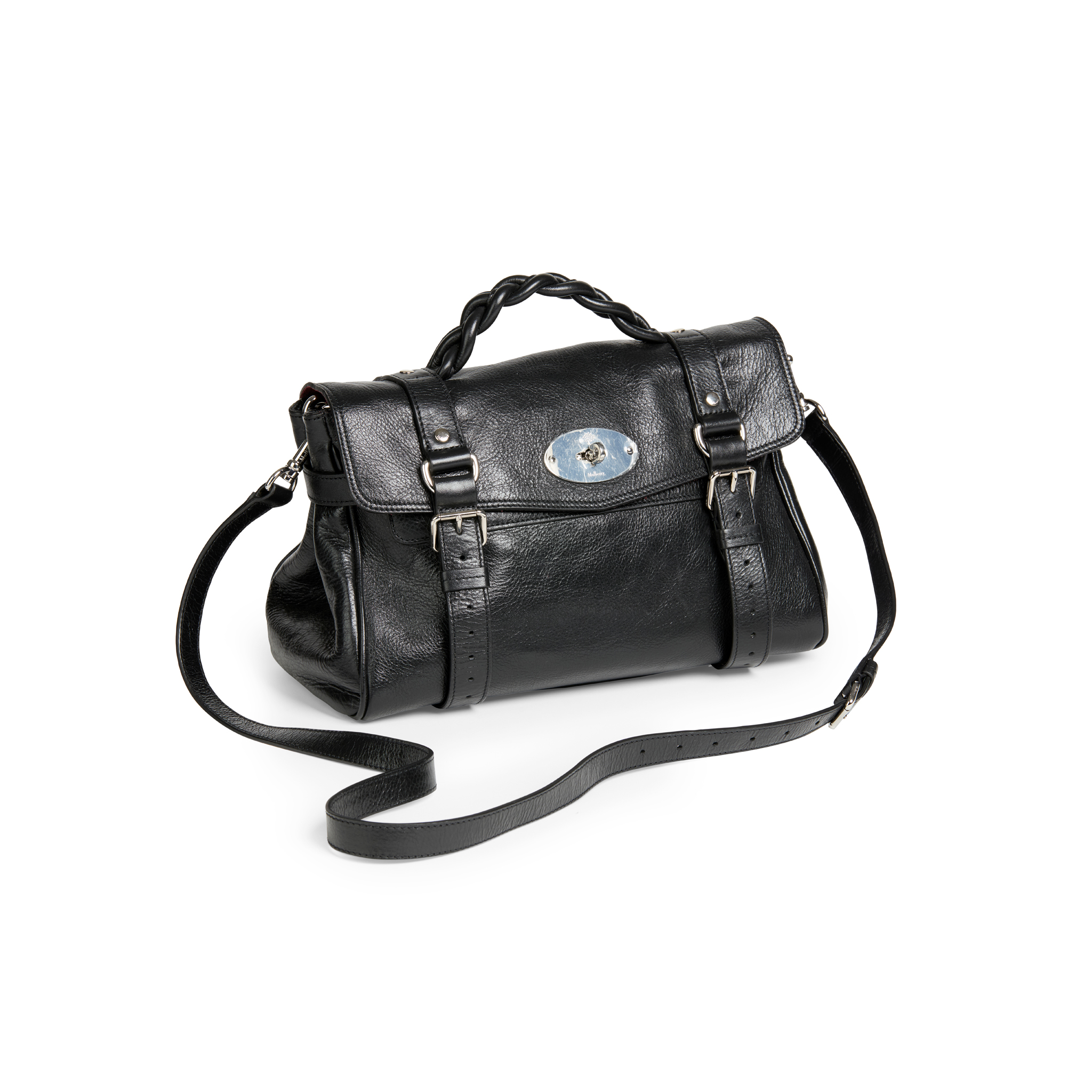Mulberry: A Black Leather Alexa Bag