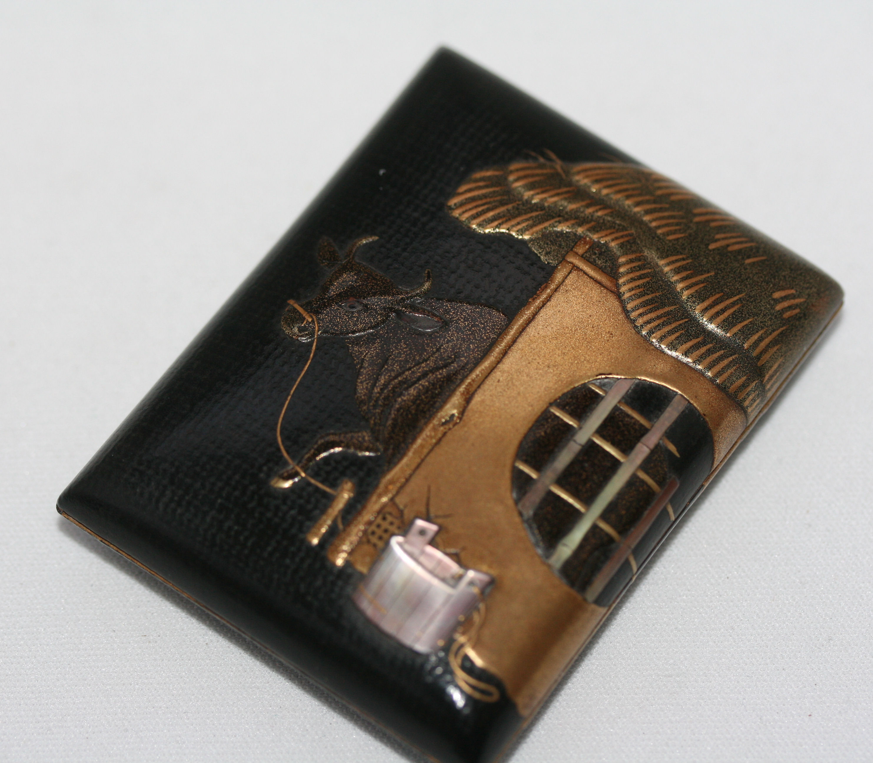 A Japanese lacquer small box