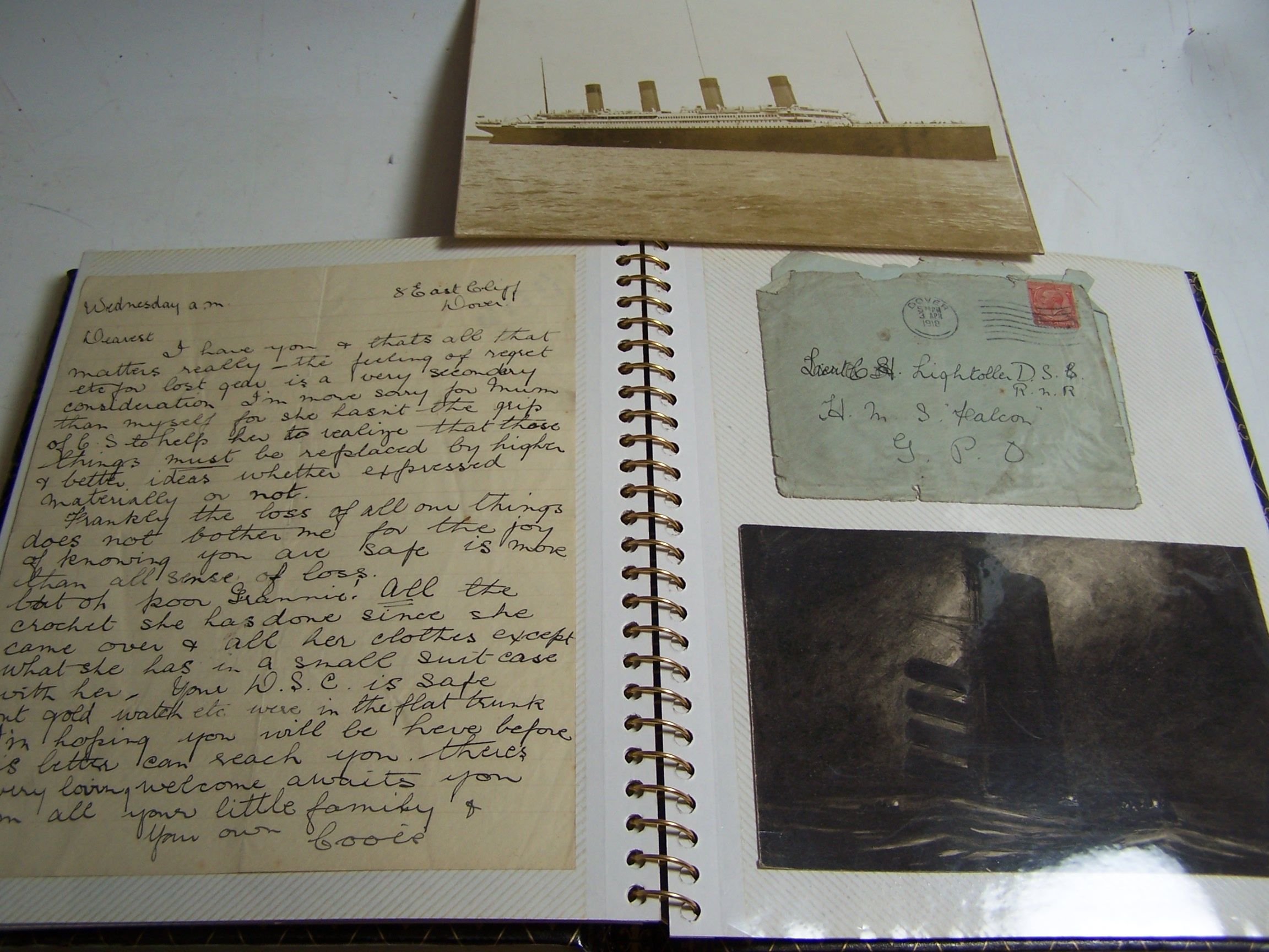 Titanic--Lightoller, Lieutenant C.H. and gold-mining, Australia