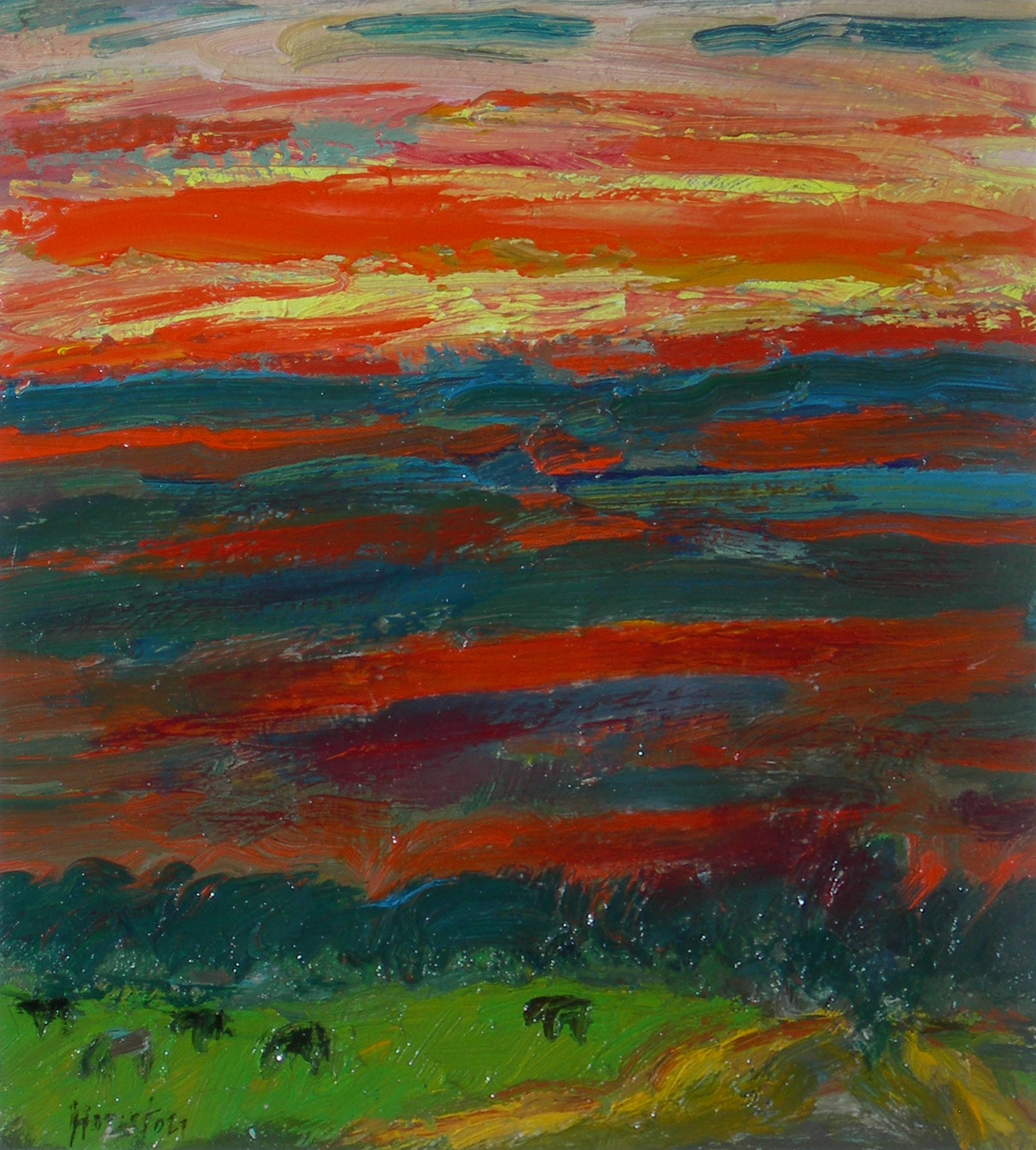 JOHN HOUSTON R.S.A., R.S.W., S.S.A (SCOTTISH 1930-2008)