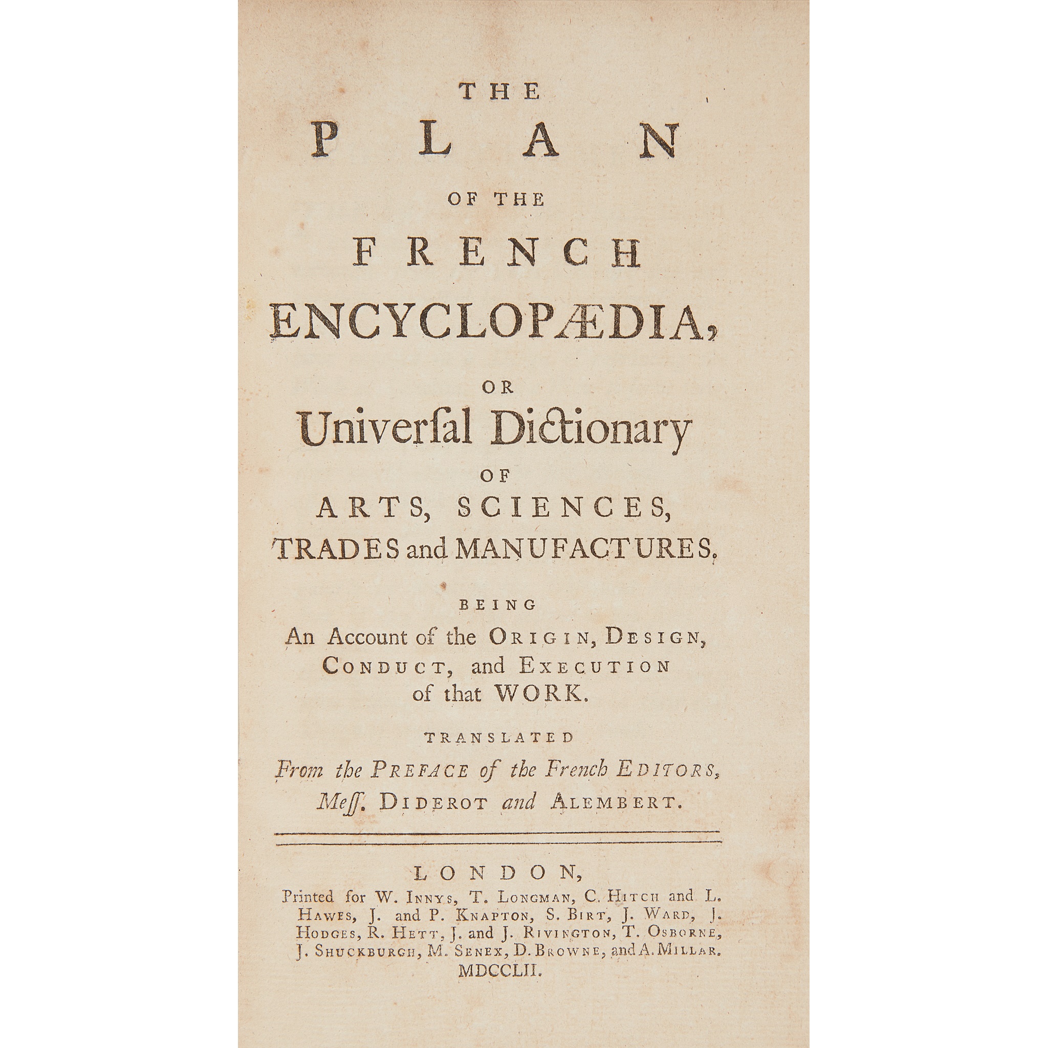 Alembert, J. Le Rond d'