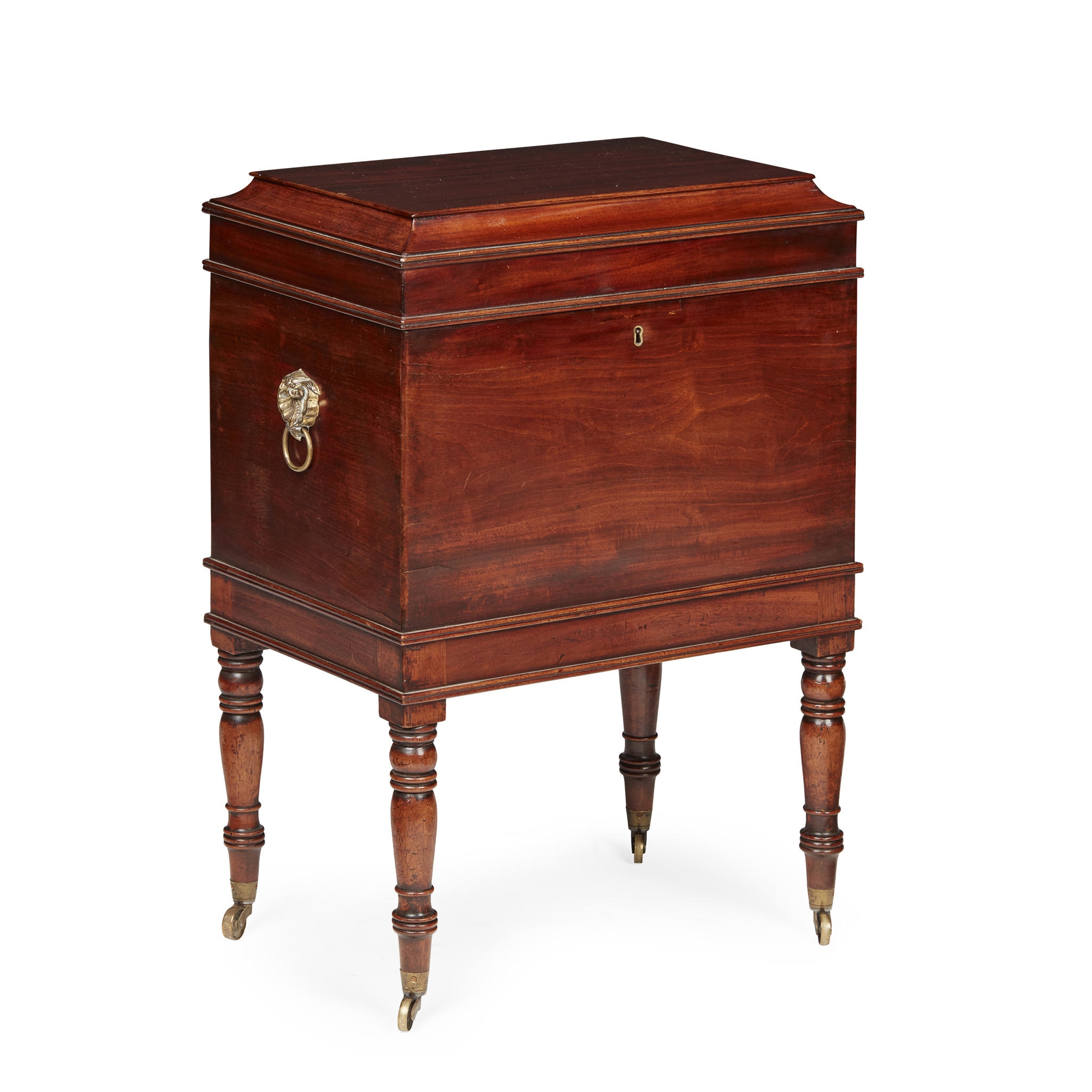 LATE GEORGE III MAHOGANY CELLARET