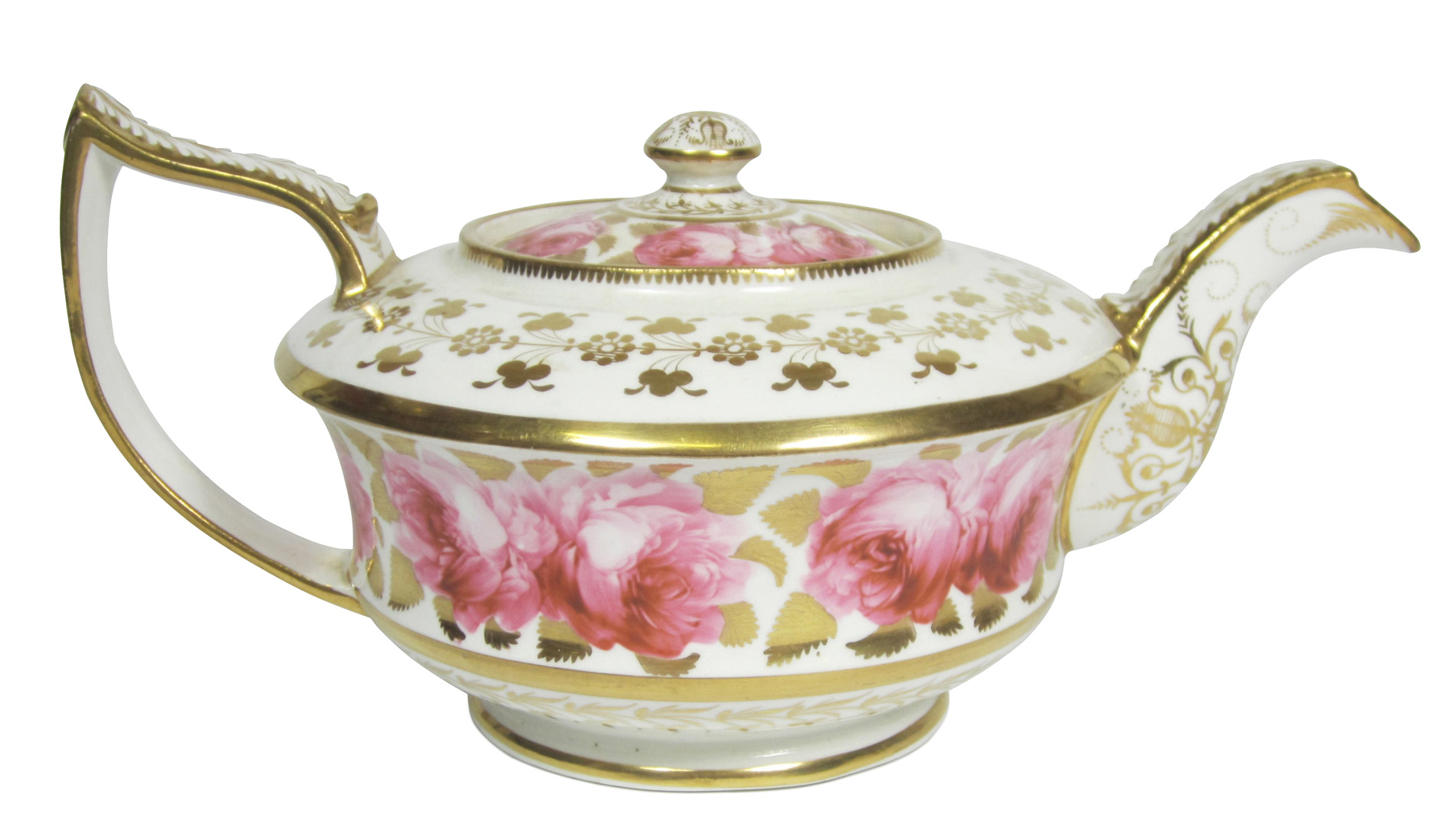 ENGLISH PORCELAIN PART TEA AND COFFEE SERVICE