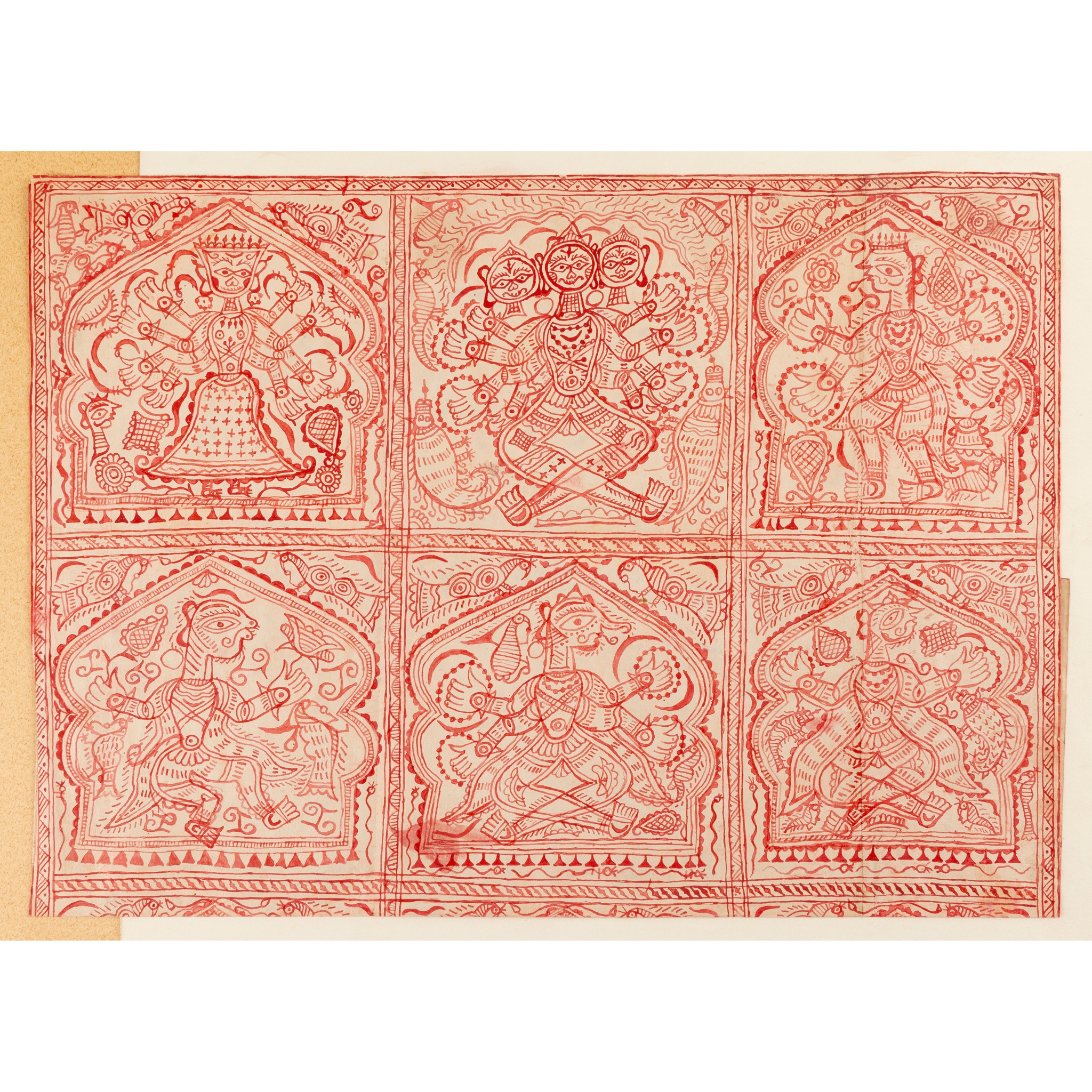 ‘AUSPICIOUS DEITEIS’ BY A MAITHIL KAYASTH WOMAN
