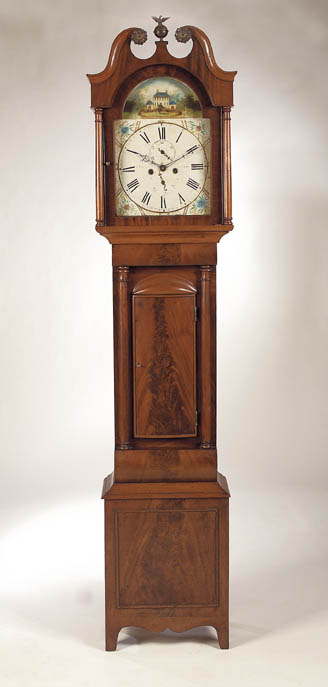 R. Cunninghame, Edinburgh A 19th century mahogany eight day longcase clock,