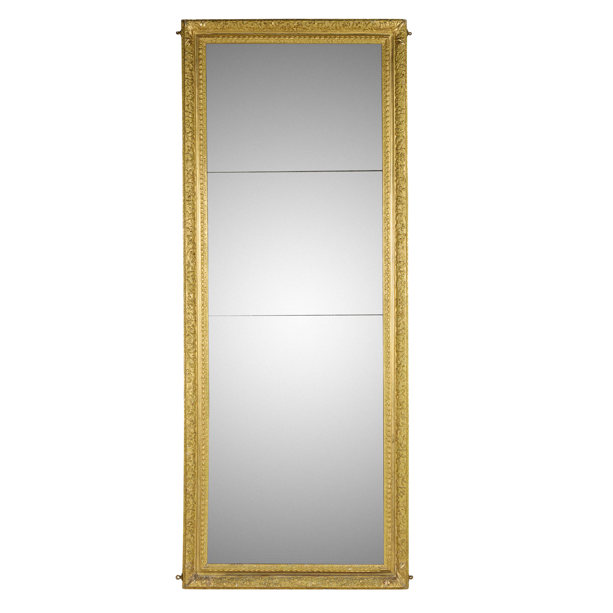 LARGE REGENCY GILTWOOD AND GESSO PIER MIRROR