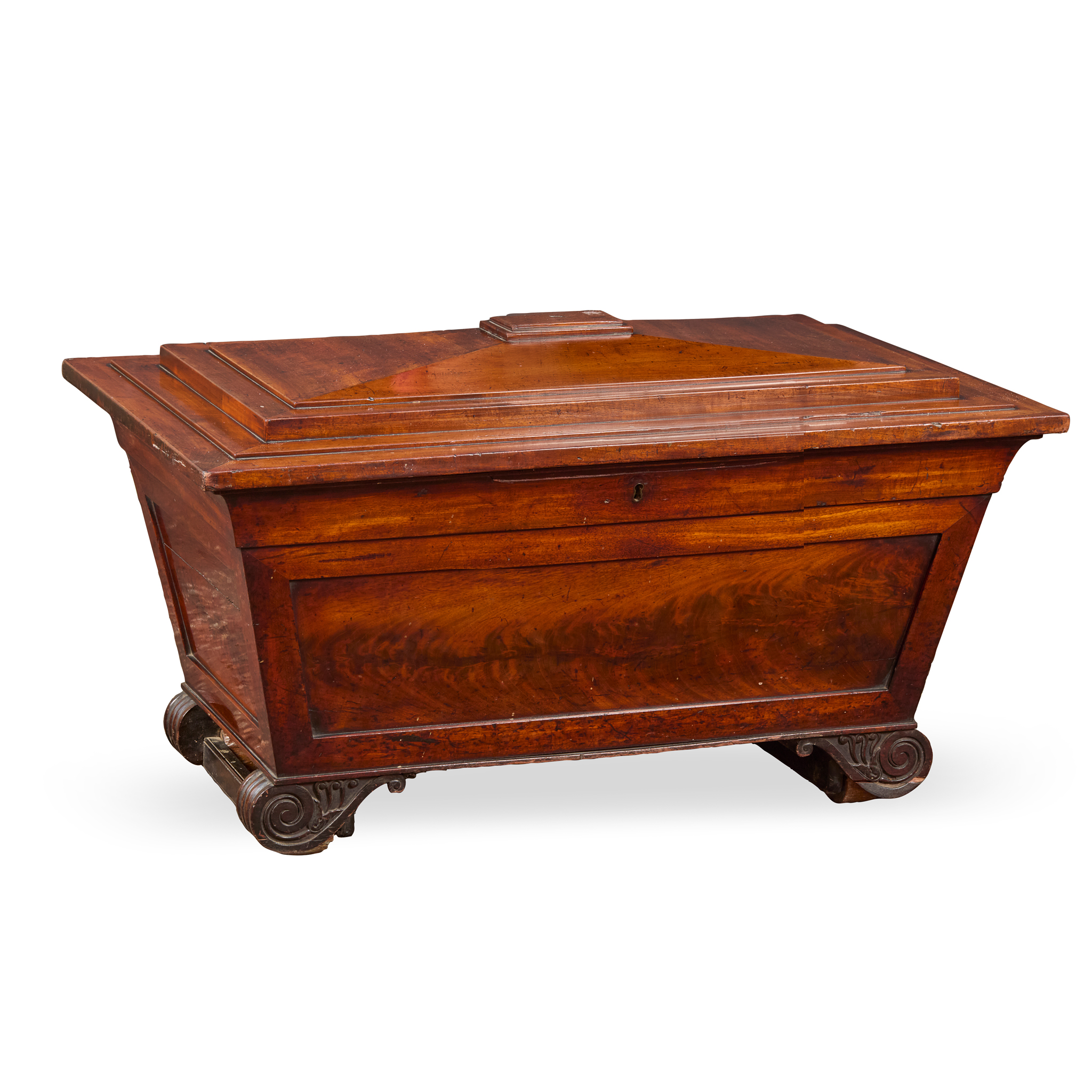GEORGE IV MAHOGANY CELLARETTE